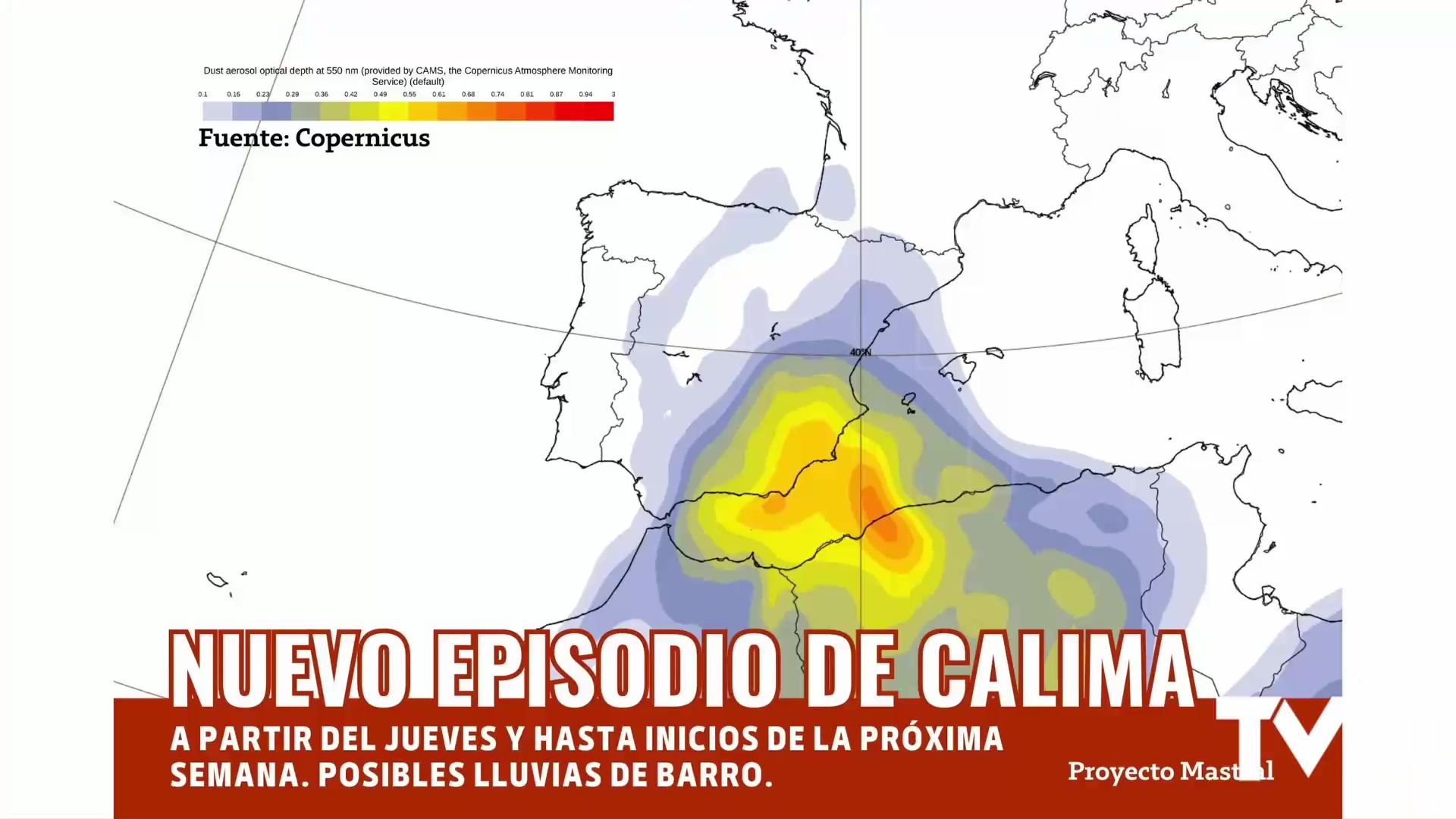 Imagen de Vuelve la calima a partir del jueves