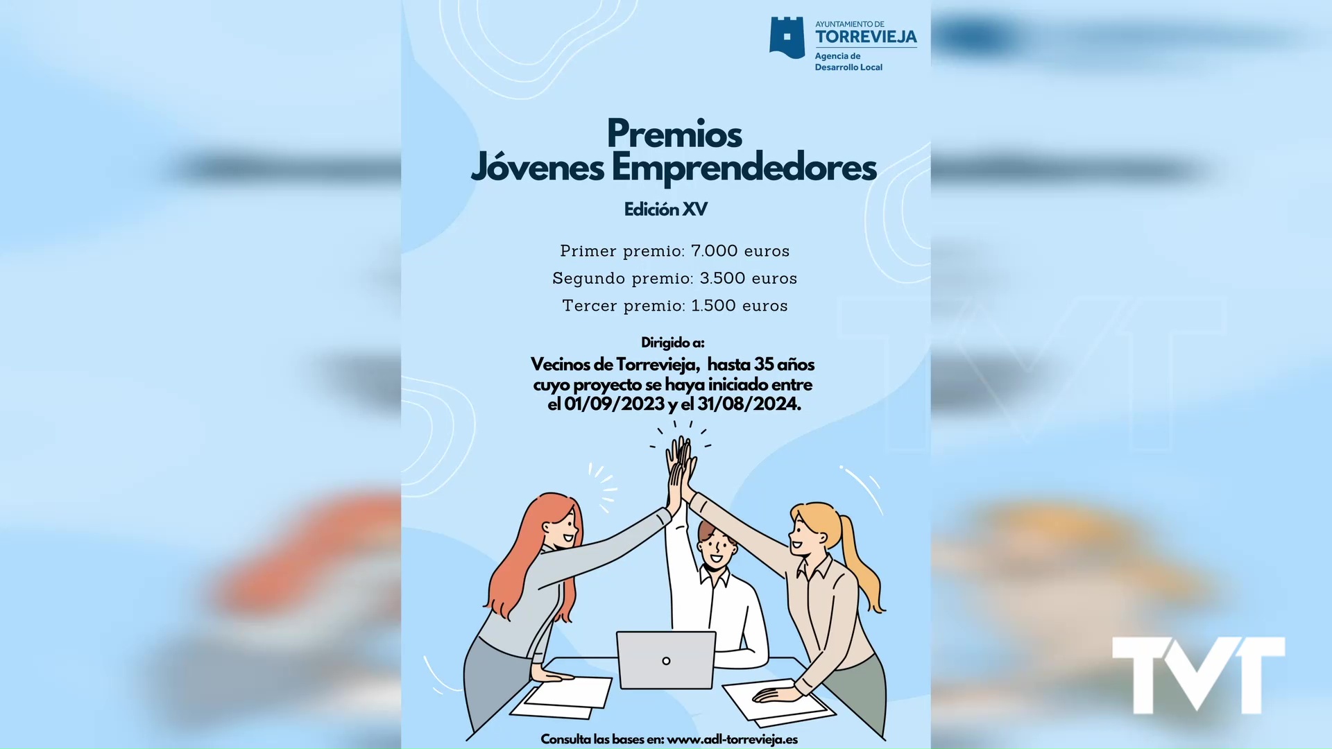 Imagen de El 6 de septiembre se cierra el plazo de presentación de los XV Premios Jóvenes Emprendedores