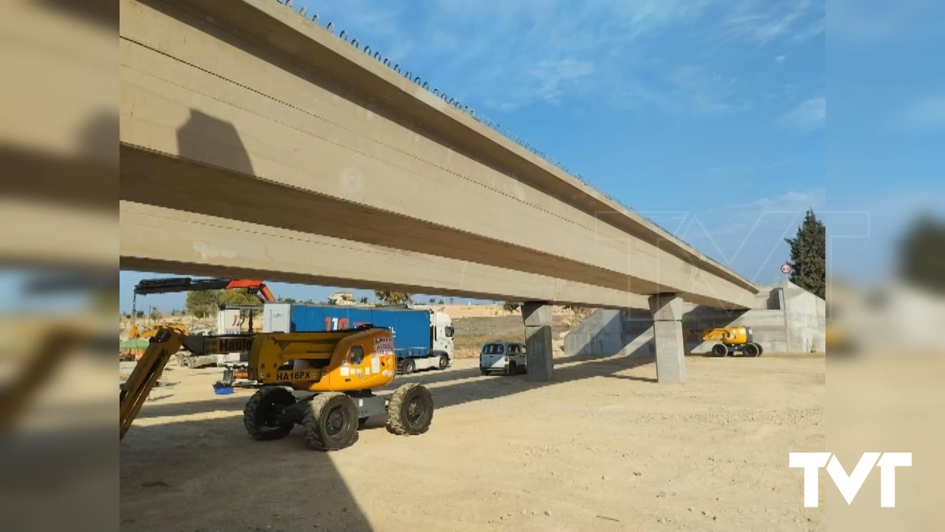 Imagen de Las obras del nuevo puente de la CV-95 en San Miguel de Salinas afrontan su recta final para conectar Orihuela con el litoral y con Torrevieja 