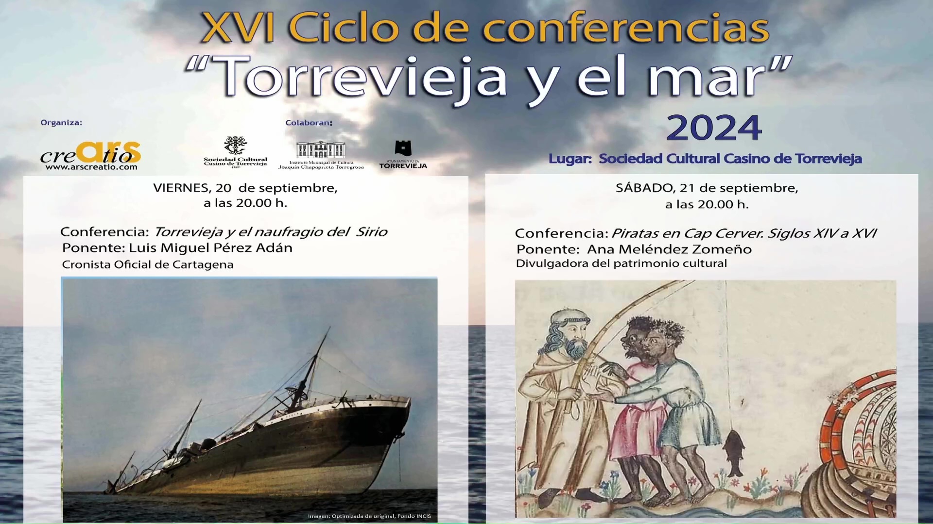 Imagen de Piratas y Naufragios en el nuevo ciclo Torrevieja y el Mar 