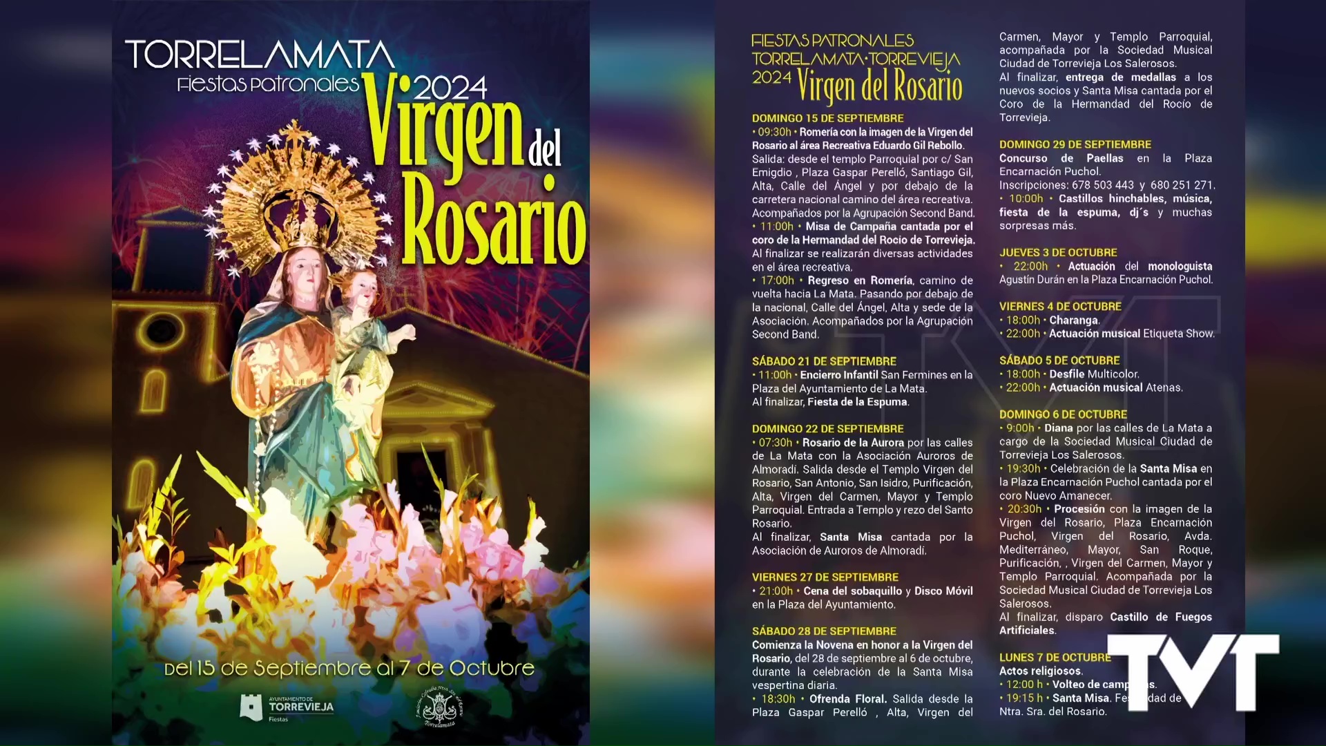 Imagen de El 15 de septiembre se inician las Fiestas patronales de La Mata con la romería en honor a la Virgen del Rosario 