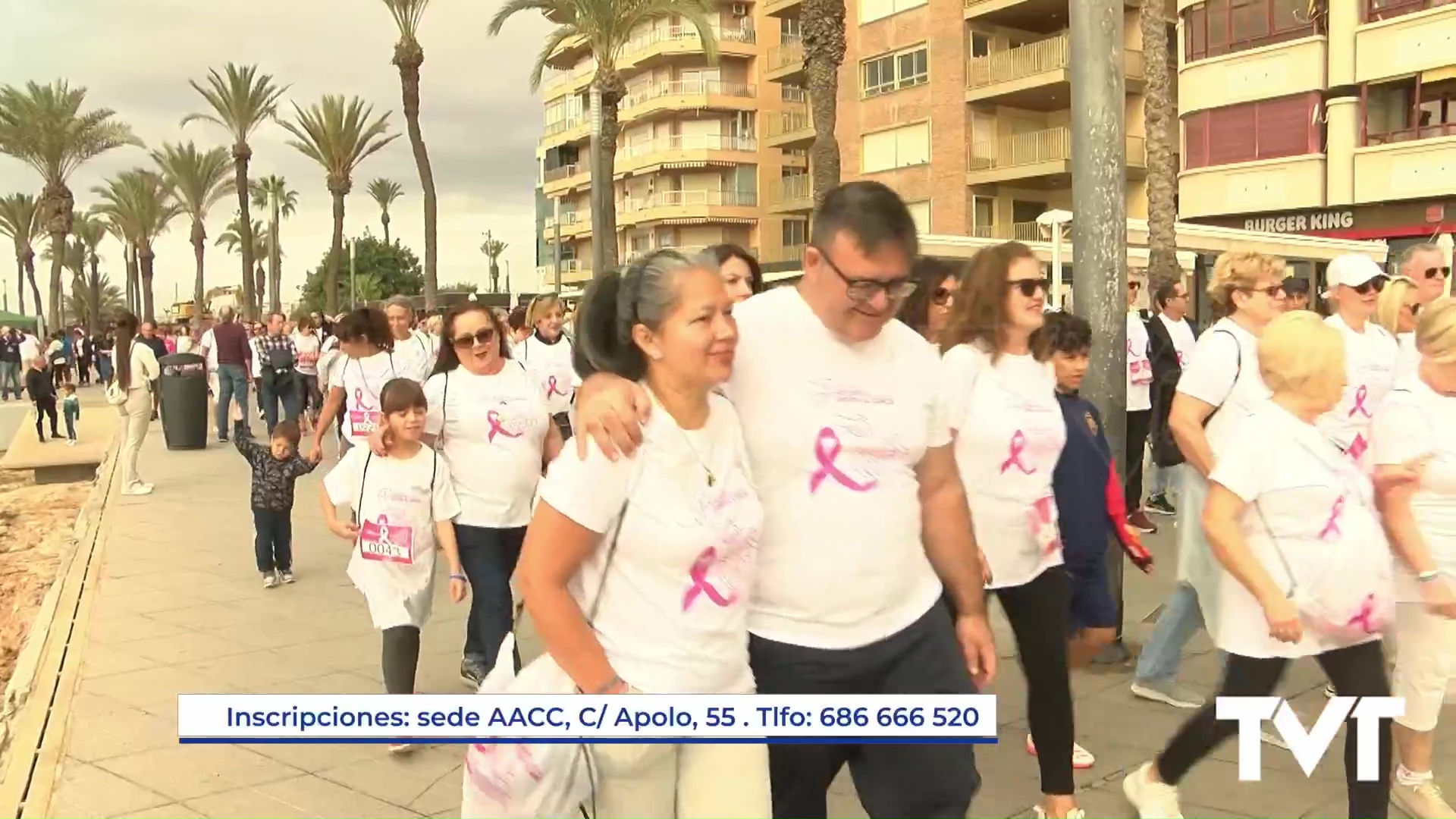 Imagen de Alicante para la lucha contra el cáncer de Torrevieja organiza la IX Marcha solidaria contra el cáncer de mama el 20 de octubre