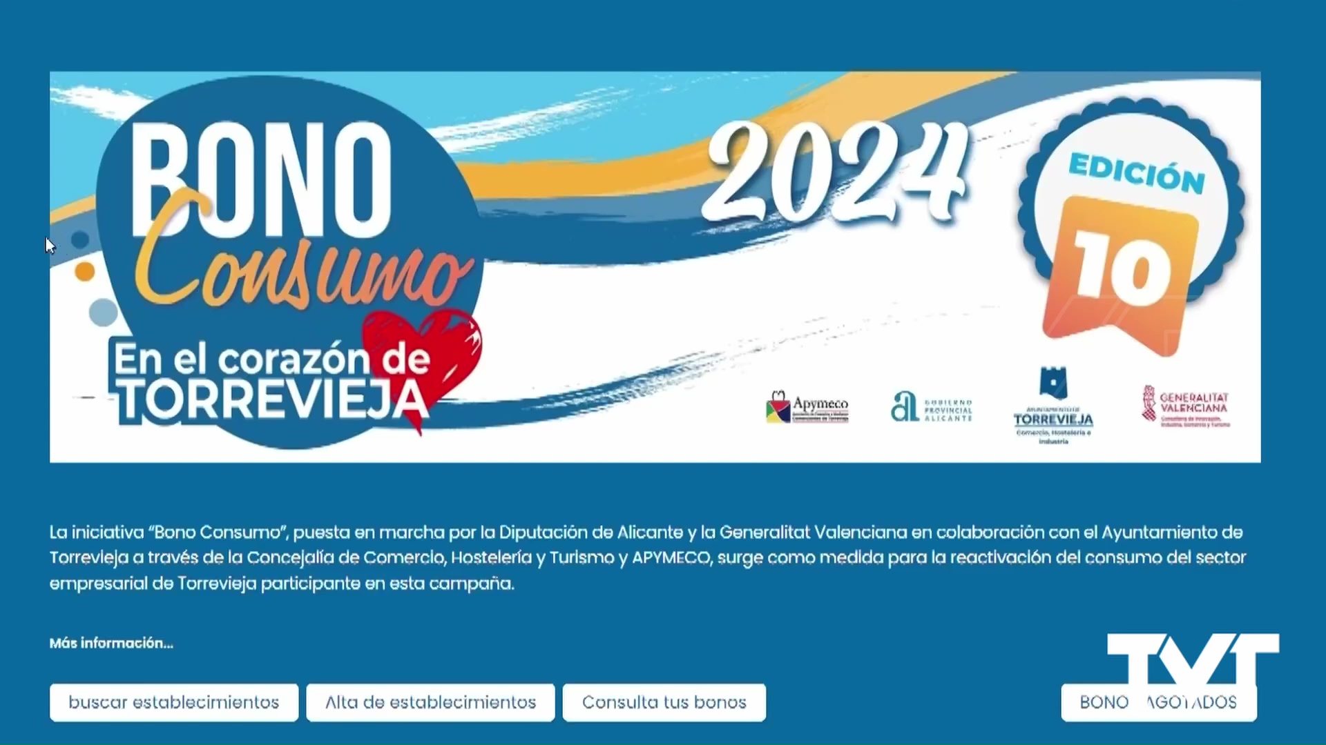 Imagen de Agotados en apenas 4 horas los bono consumo que se pusieron a la venta on line a las 14h del 14 de octubre