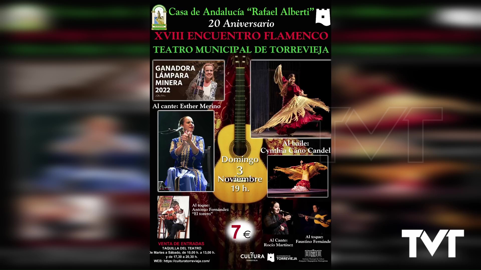 Imagen de El Teatro Municipal acoge el XVIII Encuentro Flamenco de la Casa de Andalucía el 3 de noviembre
