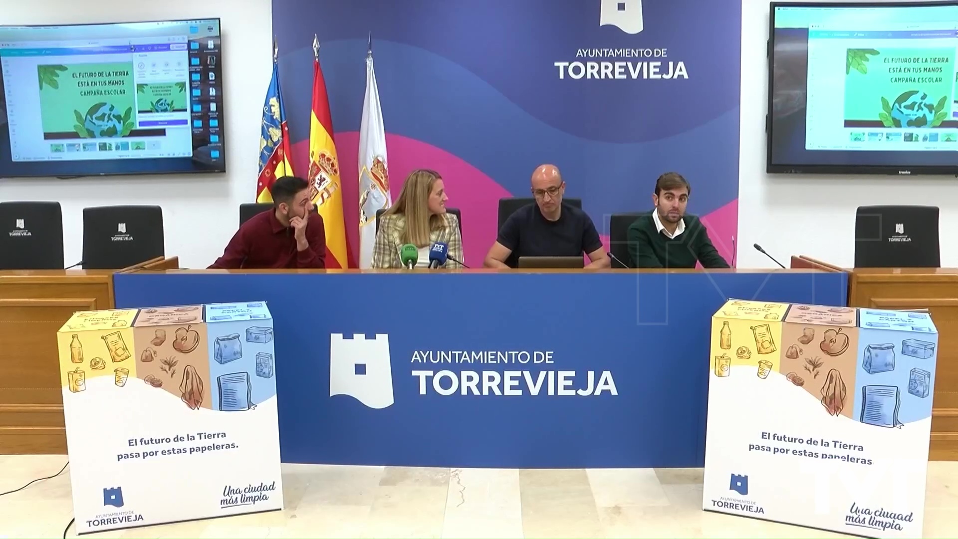 Imagen de Aseo Urbano y Educación ponen en marcha la campaña escolar «El futuro de la tierra está en tus manos»