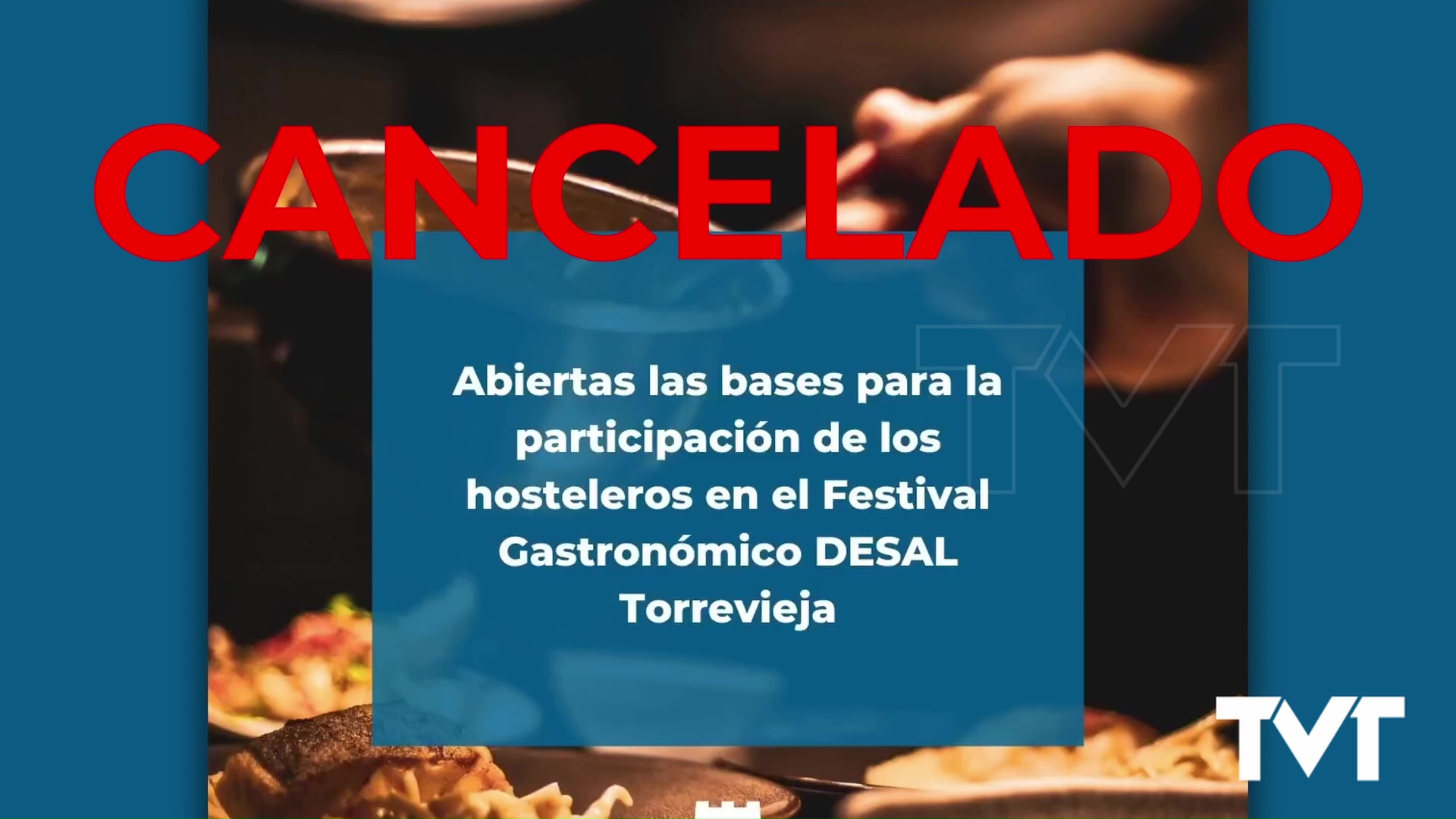 Imagen de Cancelado el Festival gastronómico Desal Torrevieja que iba a ser celebrado este fin de semana en la ciudad 