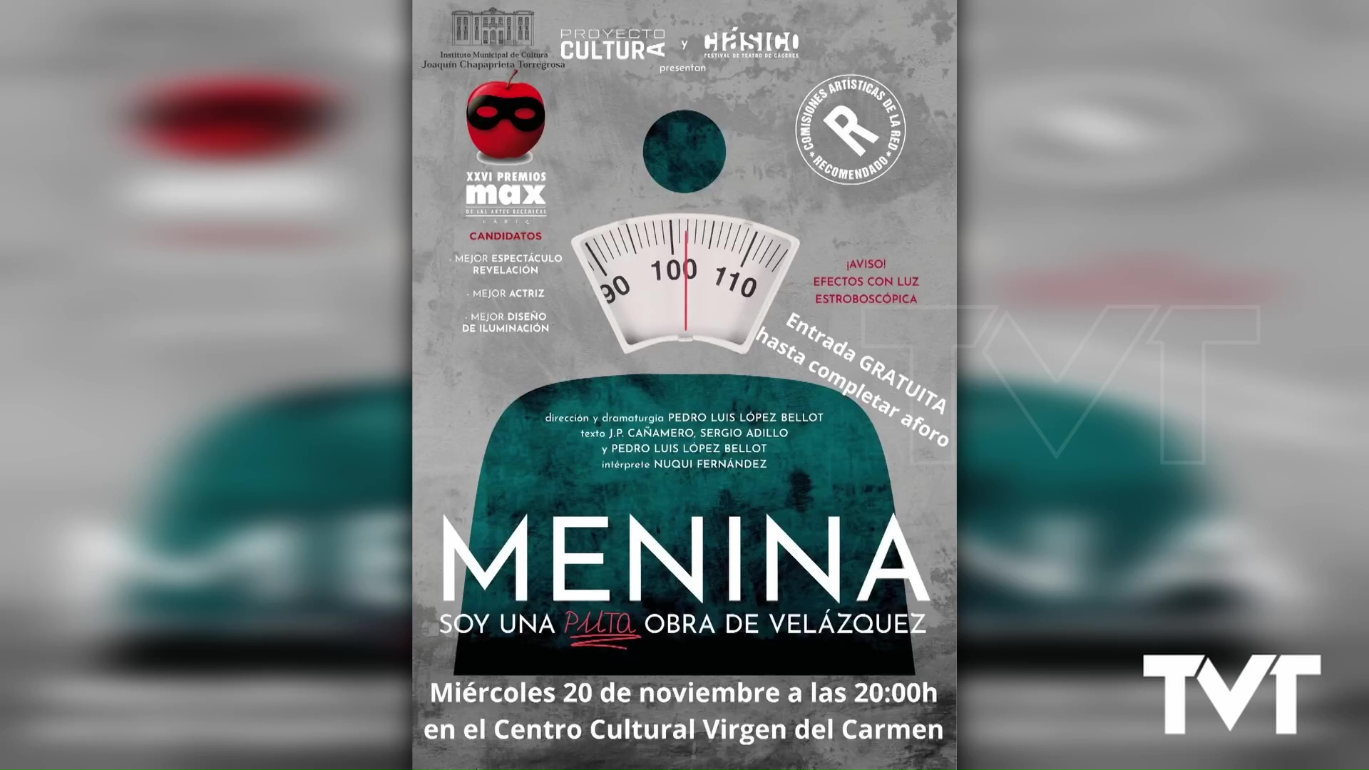 Imagen de «Menina, soy una puta obra de Velázquez» llega a Torrevieja