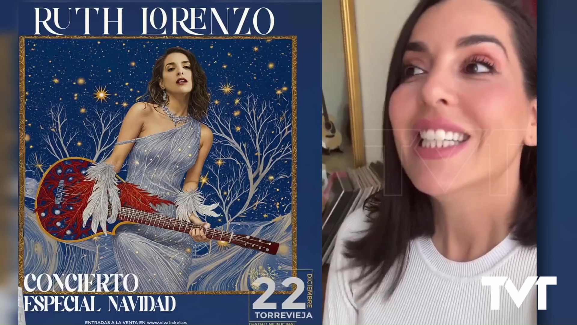 Imagen de La inconfundible voz de Ruth Lorenzo llega a Torrevieja el 22 de diciembre con un concierto navideño