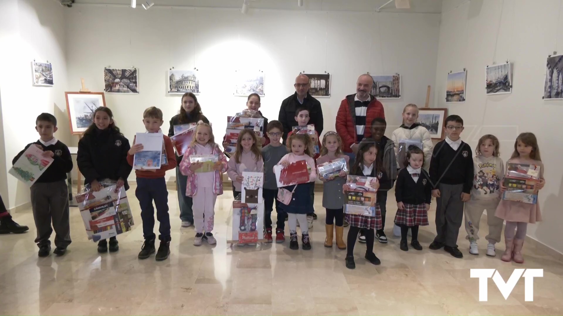 Imagen de Más de 2000 dibujos presentados al XXIV concurso infantil de felicitaciones de Navidad 