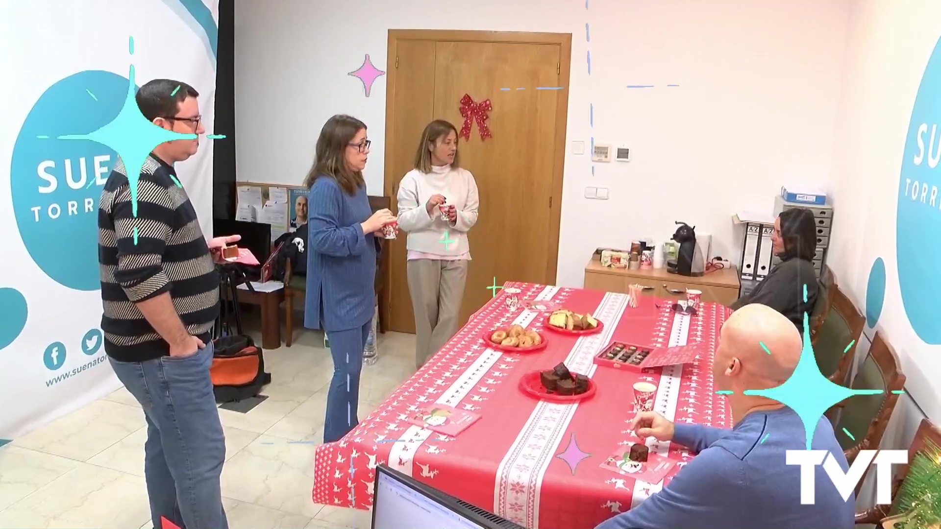 Imagen de Desayuno navideño medios de comunicación con Sueña Torrevieja 