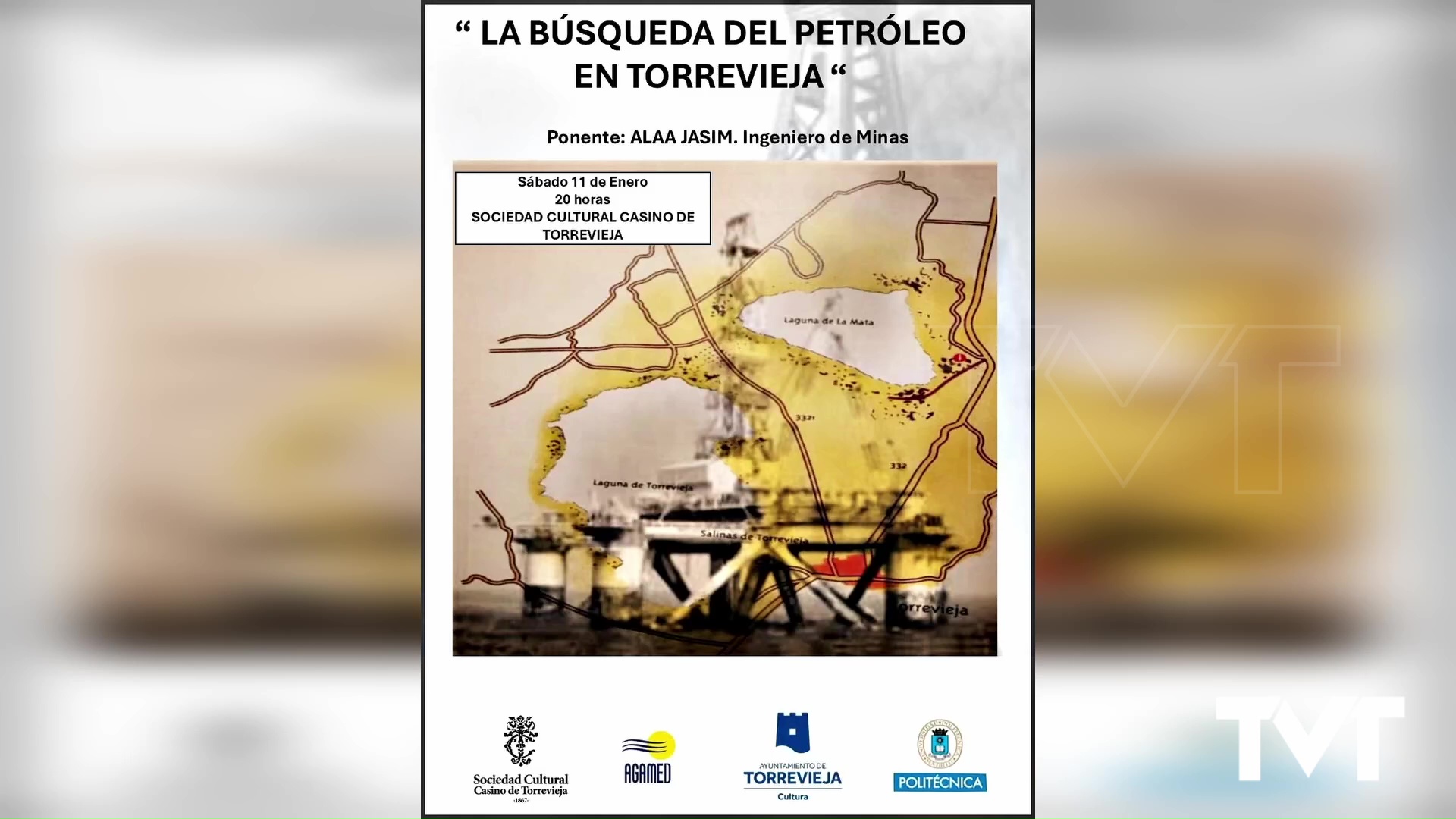 Imagen de Alaa Jasim ofrece una conferencia sobre «La búsqueda del petróleo en Torrevieja»