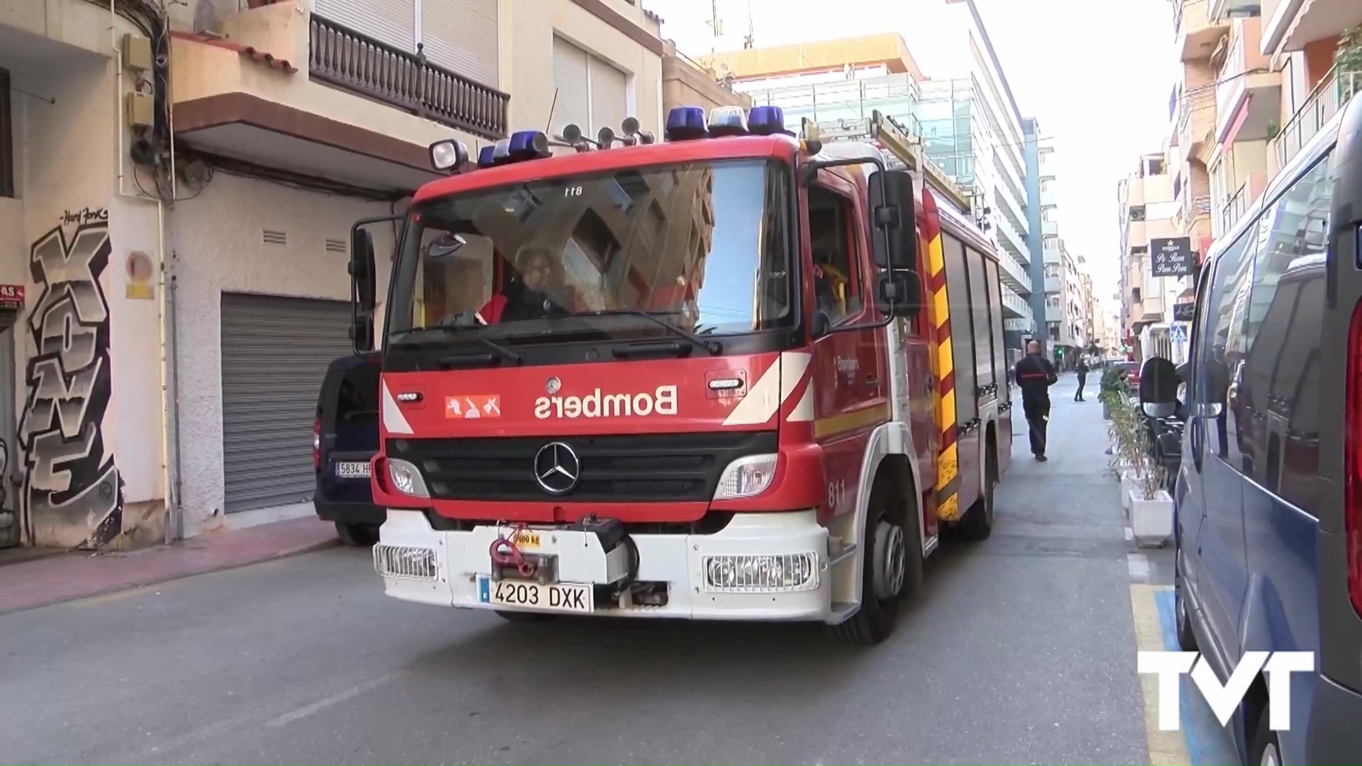 Imagen de Una fuga de gas en una obra de canalización de pluviales junto a la oficina Pangea alerta a vecinos y trabajadores 