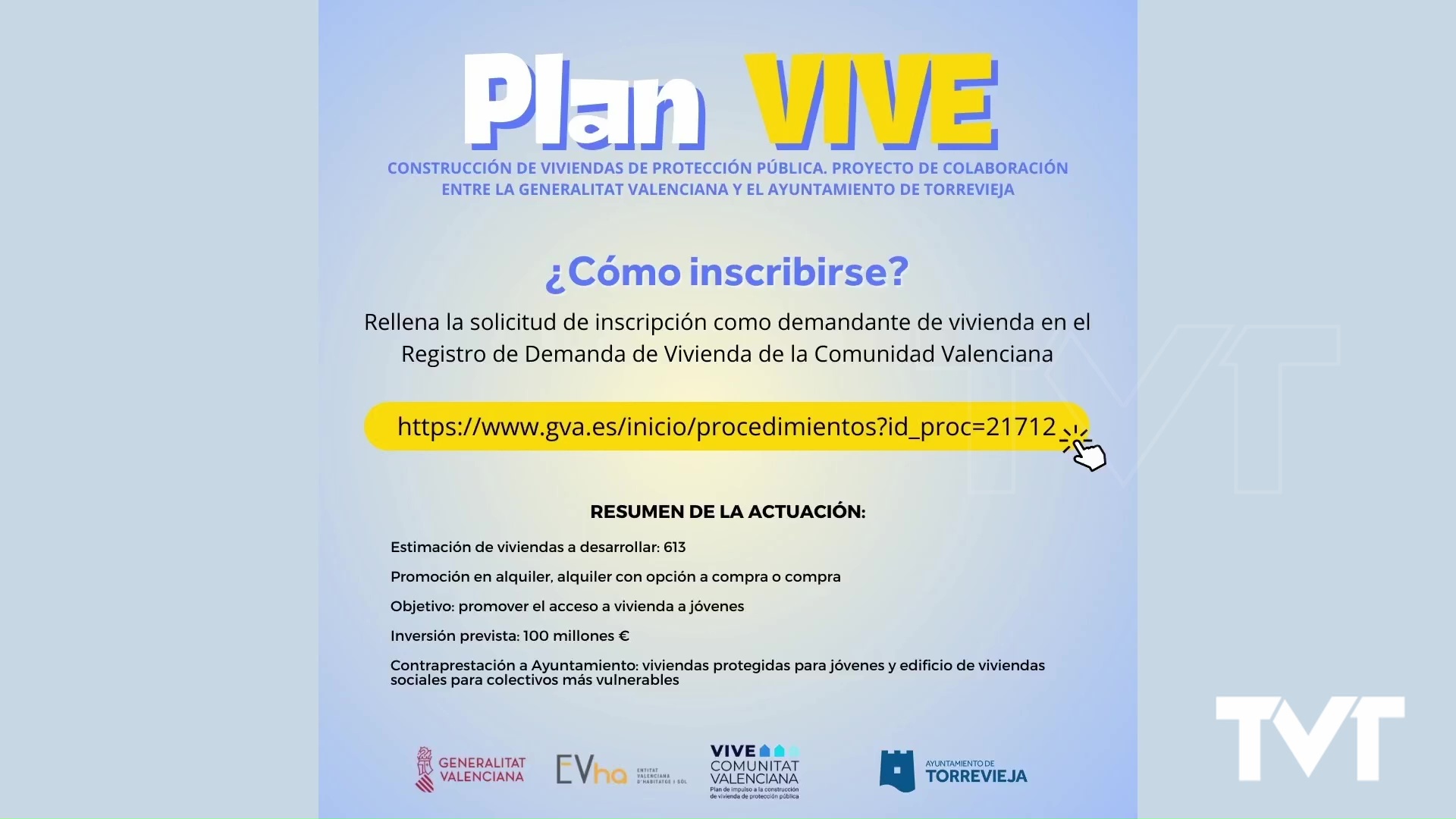 Imagen de Cómo inscribirse en el Plan Vive de la Generalitat para las viviendas de protección pública que se construirán en Torrevieja 
