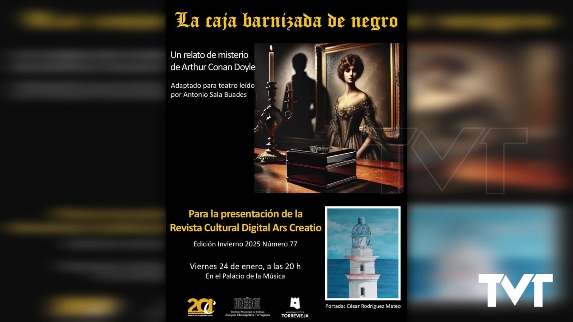 Imagen de Presentación del número 77 de la revista cultural digital Ars Creatio, correspondiente al invierno de 2025 