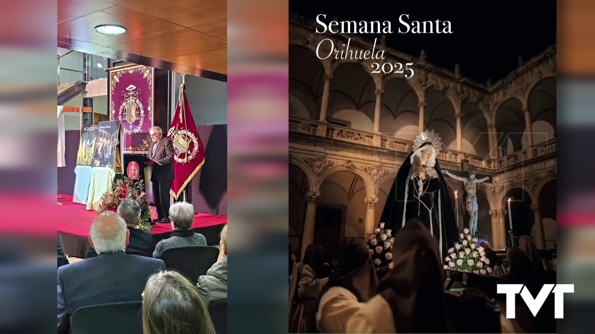 Imagen de La Virgen de la Amargura del imaginero torrevejense Víctor García ocupa el cartel anunciador de la Semana Santa de Orihuela 2025
