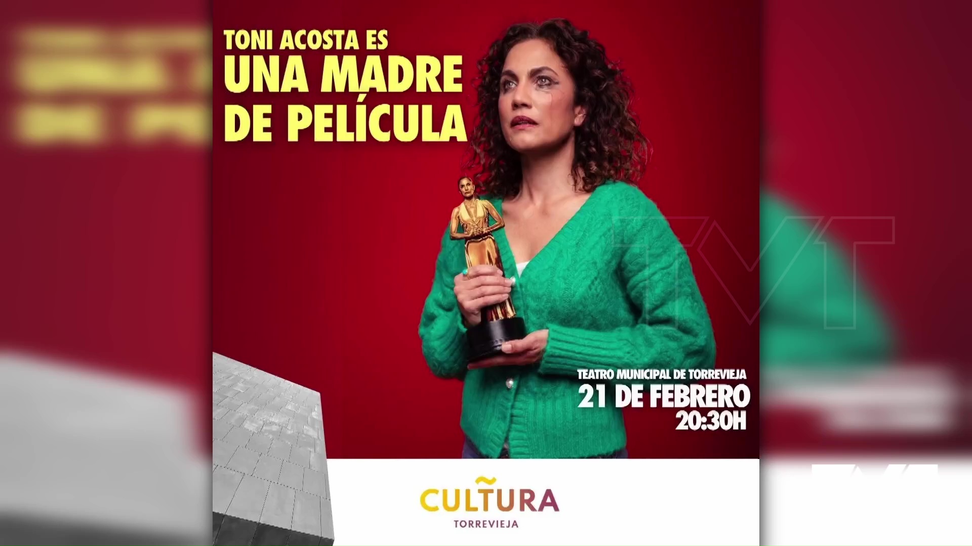 Imagen de La actriz Toni Acosta protagoniza «Una madre de película». El 21 de febrero en Torrevieja 