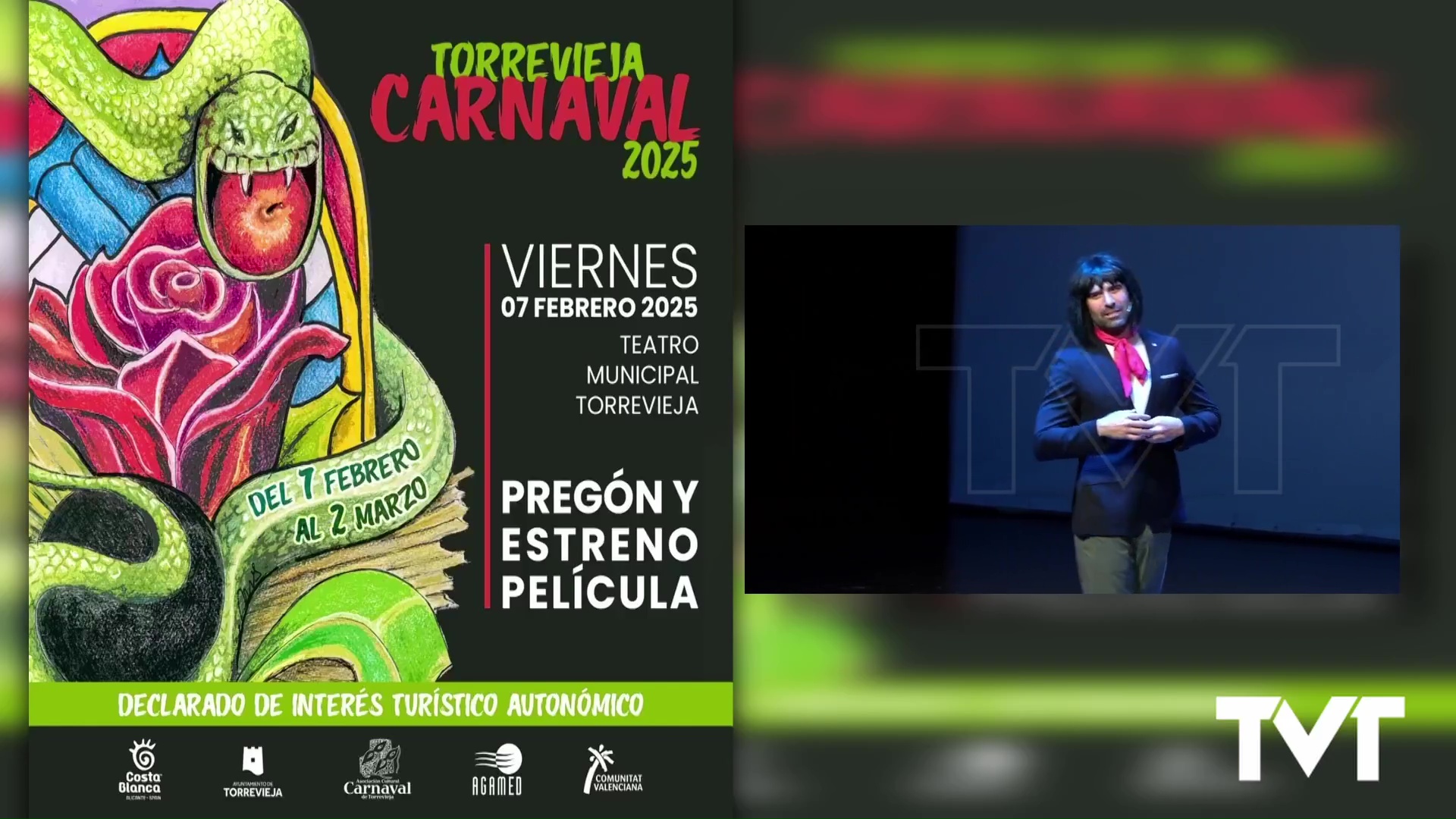Imagen de Conchita Mercader escudo de oro de la asociación del Carnaval. Dos nuevos premios en el Desfile concurso: coreografía y maquillaje 