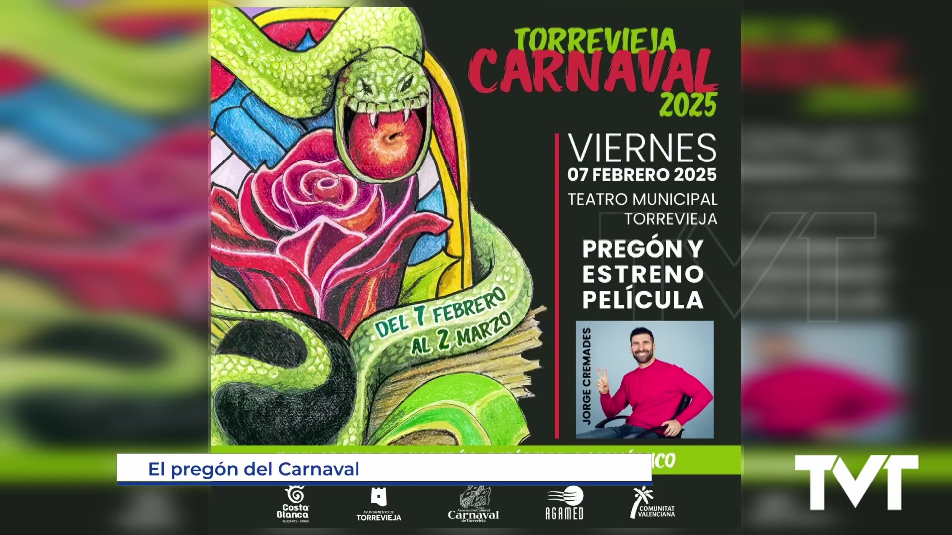Imagen de El humorista Jorge Cremades pregonará las fiestas del Carnaval 2025 este viernes 7 de febrero 