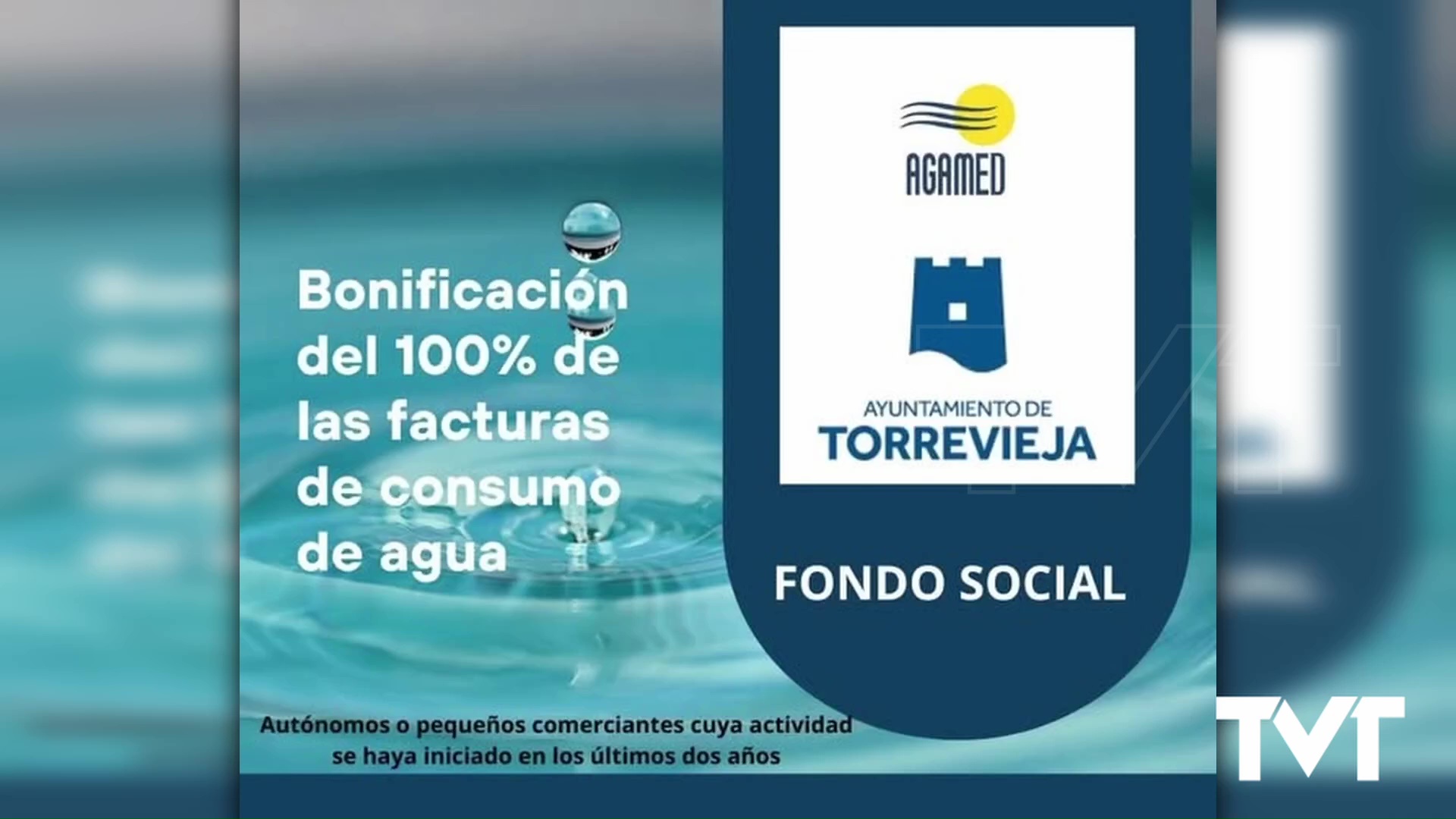 Imagen de Bonificación del 100% de facturas de consumo de agua para autónomos y pymes