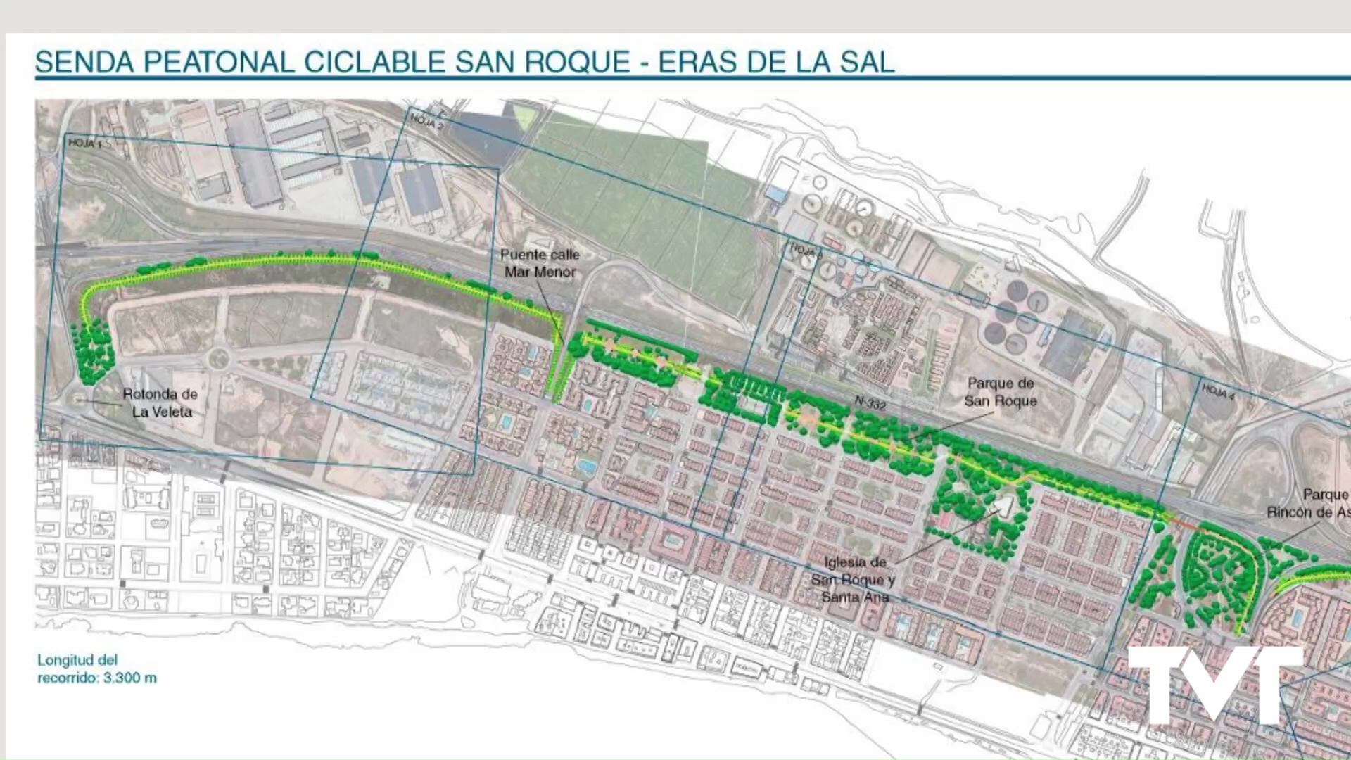Imagen de El PAI incluye la ejecución de una senda peatonal ciclable desde la rotonda de La Veleta hasta las Eras de la Sal 