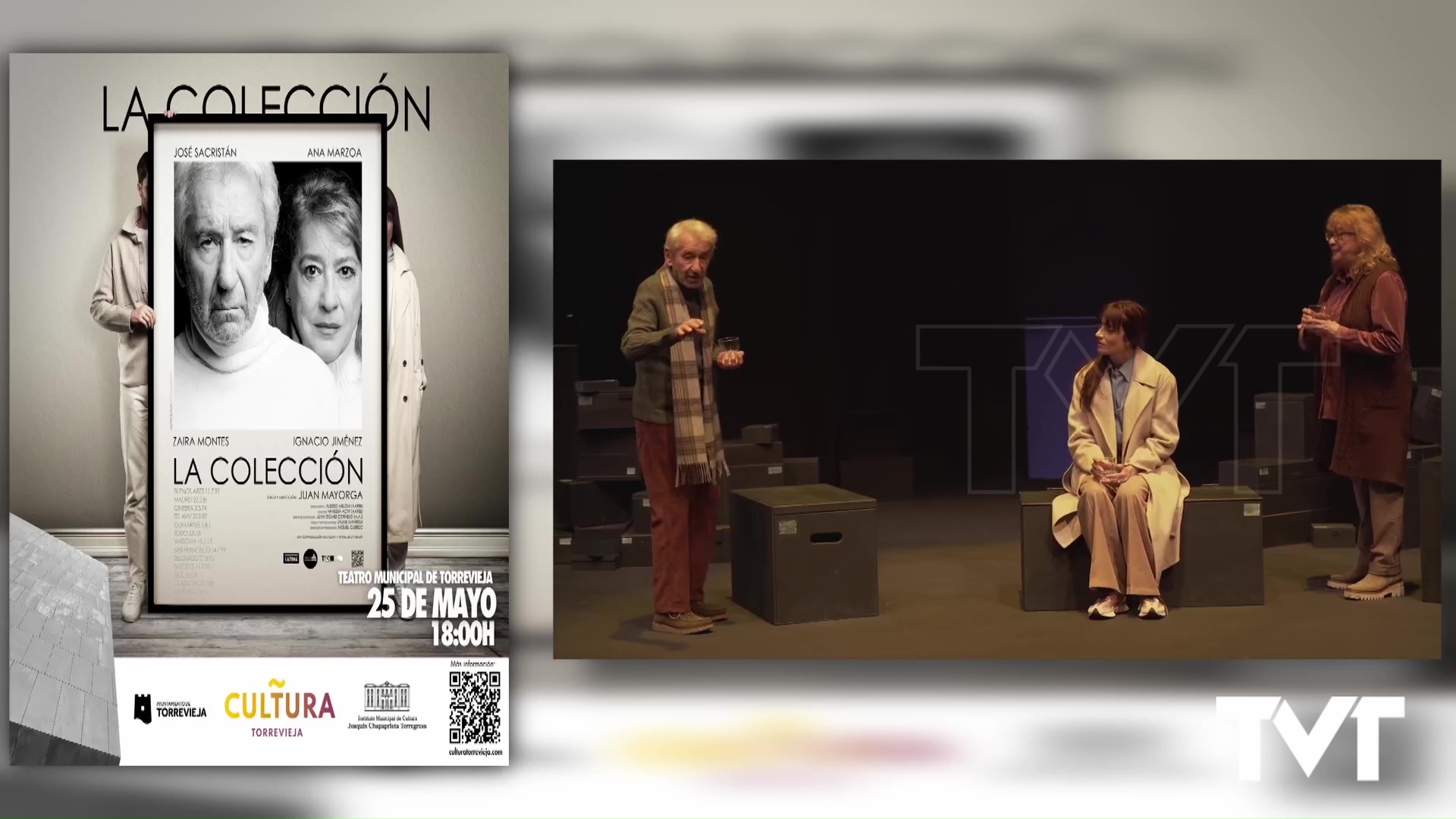 Imagen de José Sacristán protagonizará «La Colección» en el teatro municipal 