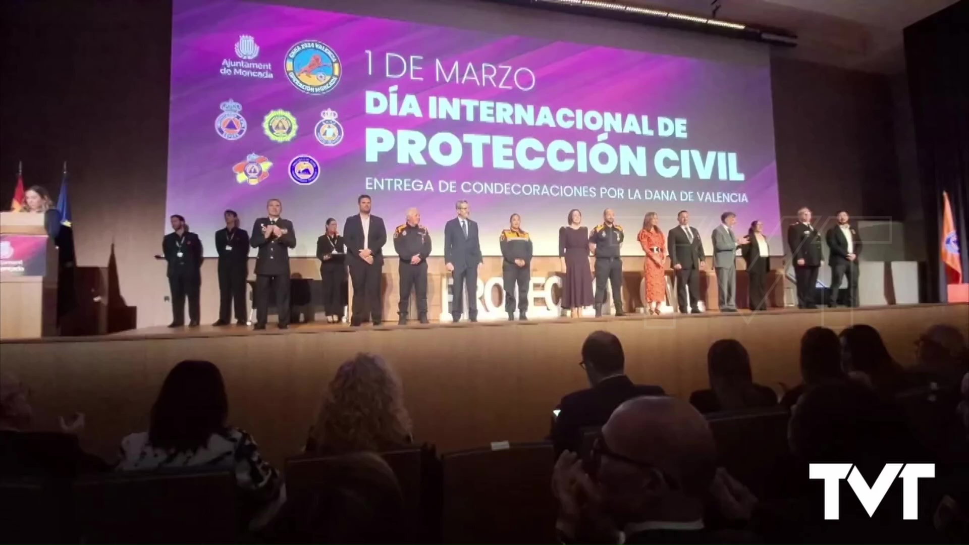Imagen de Protección Civil Torrevieja reconocida con la Cruz al mérito con distintivo rojo 