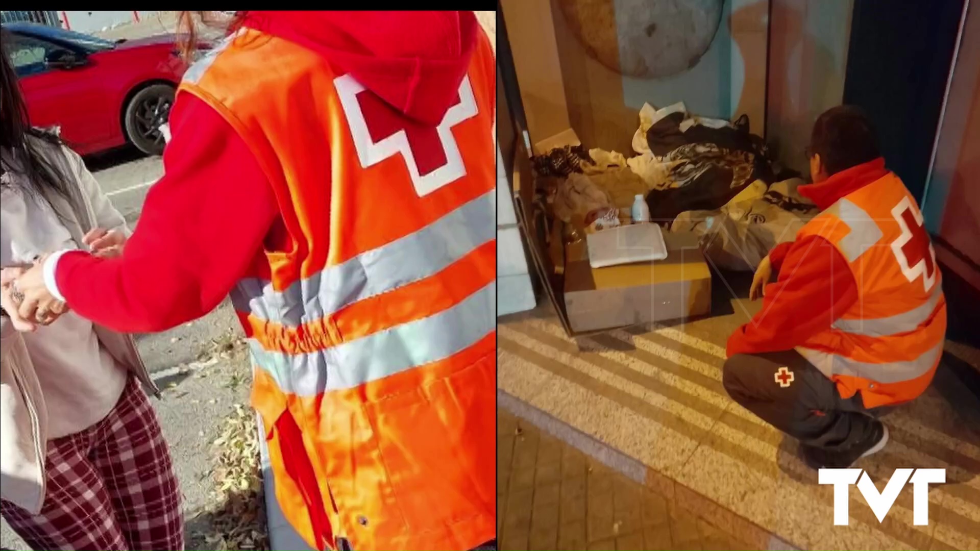 Imagen de Cruz Roja atiende a personas sin hogar que viven en la calle con respuesta básica de emergencia 