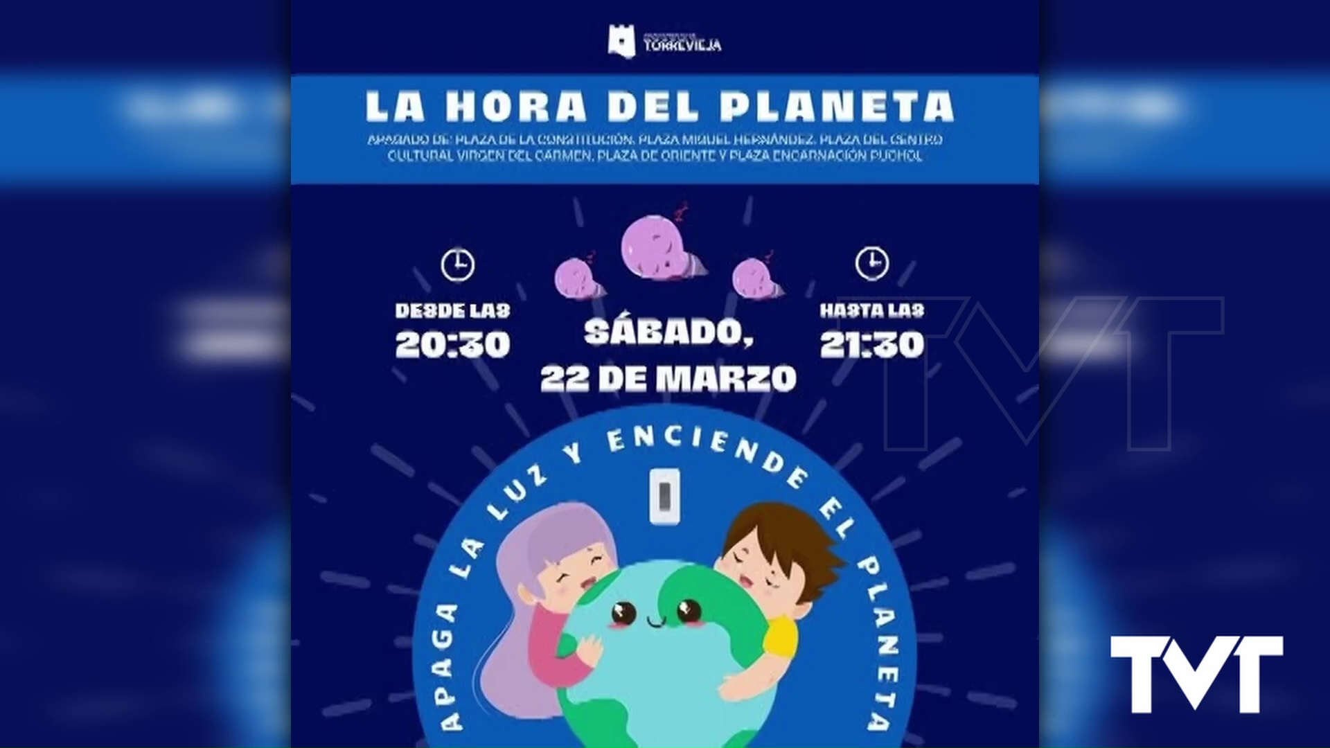 Imagen de Torrevieja se une el 22 de marzo a la HORA DEL PLANETA con apagado de luces 