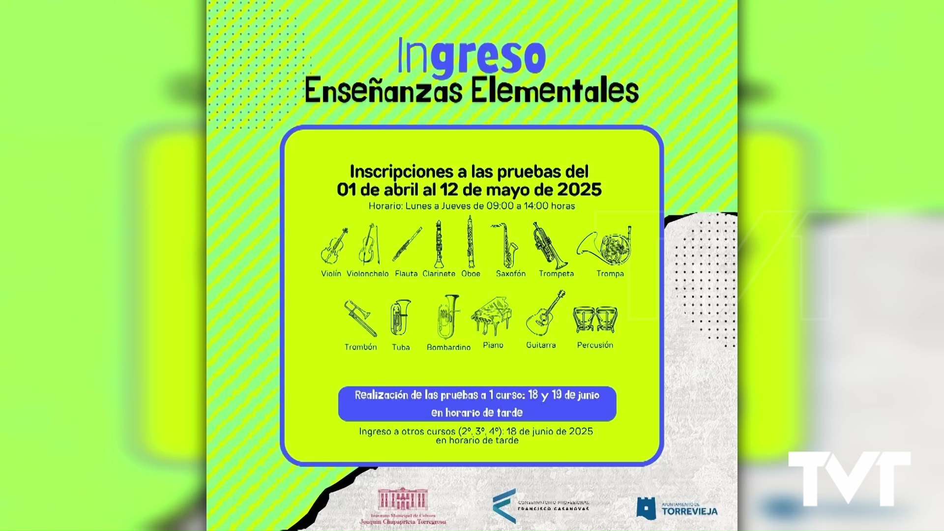 Imagen de El conservatorio abre inscripciones para pruebas de ingreso enseñanzas elementales y para profesionales 