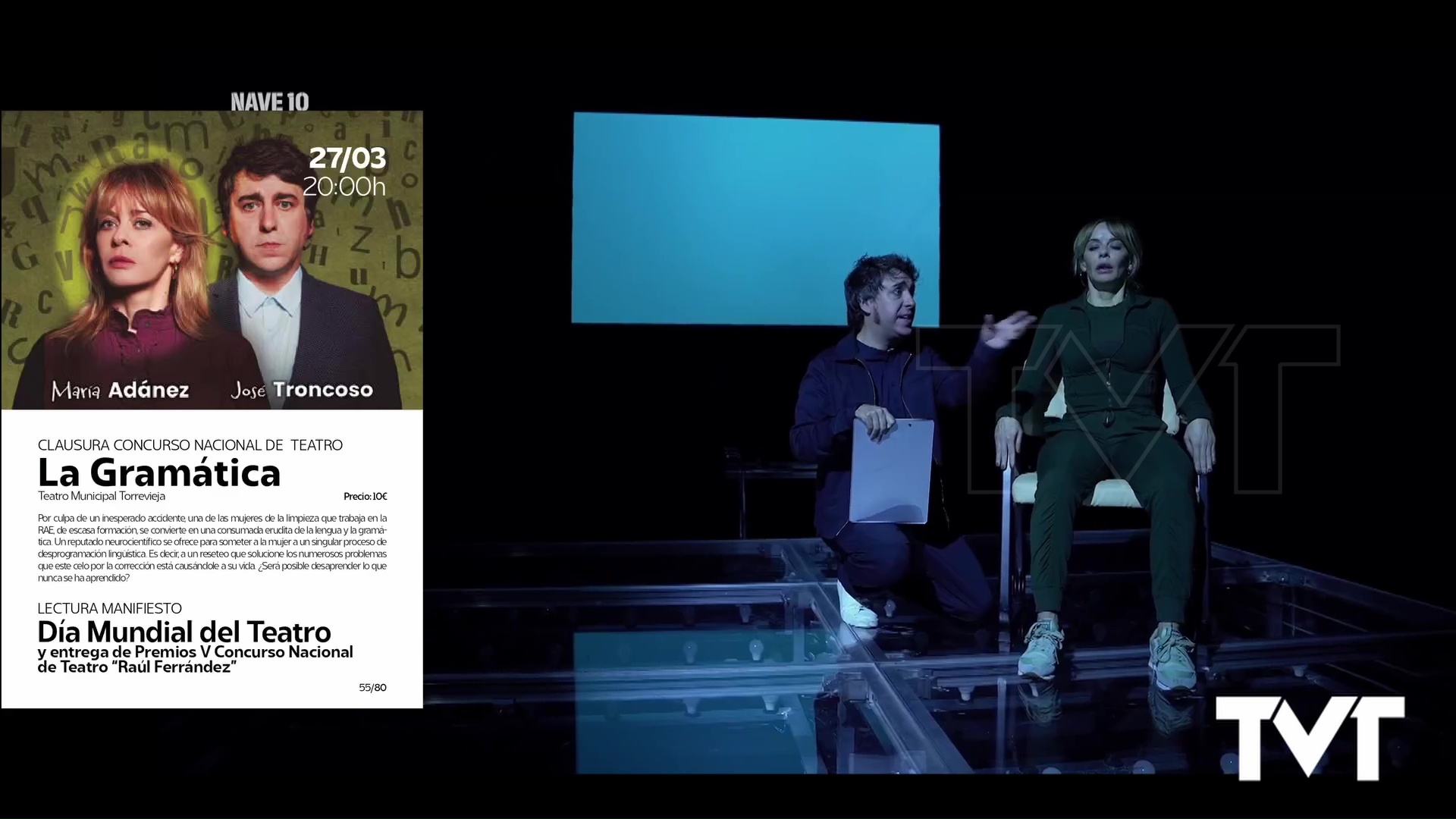 Imagen de Llega a Torrevieja «La Gramática» con María Adánez y José Troncoso