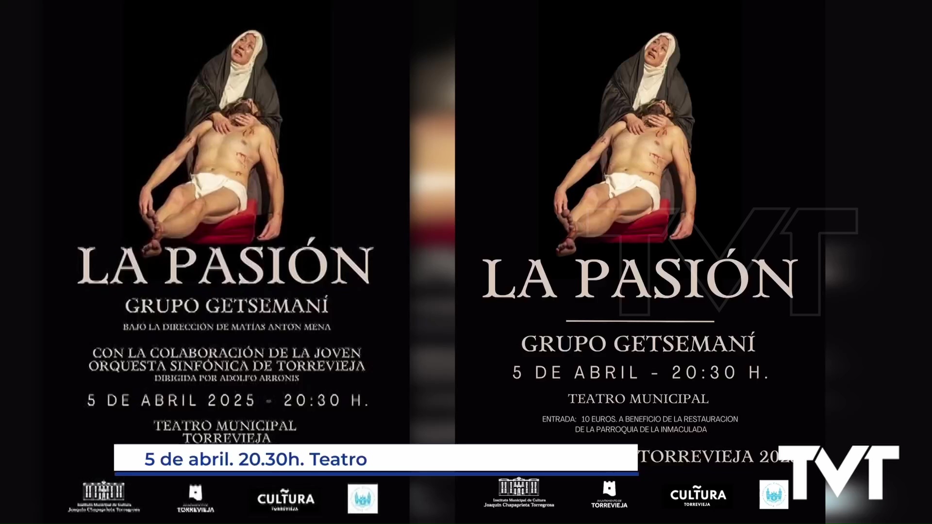 Imagen de El grupo teatral Getsemaní representará La Pasión, el 5 de abril, en el Teatro municipal 