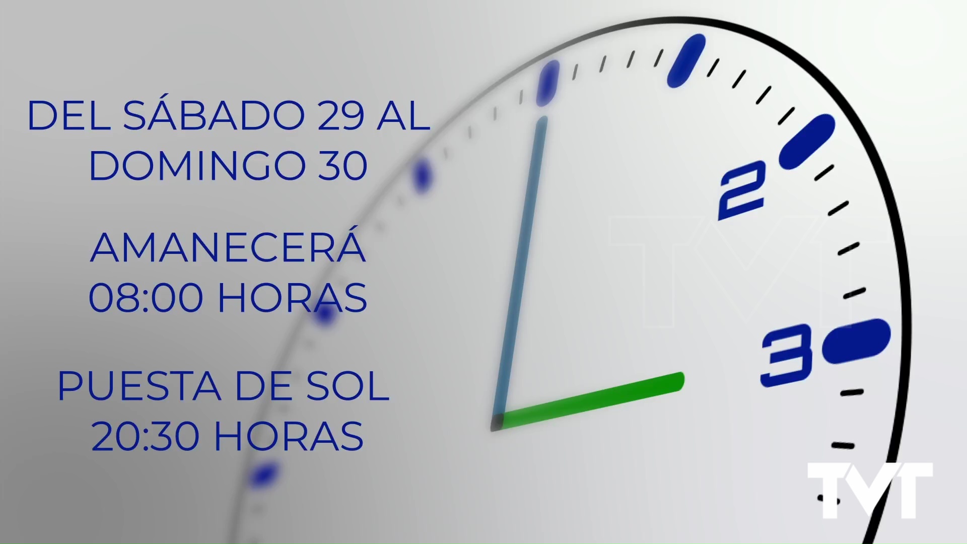 Imagen de Recuerden: Cambio de hora en la madrugada del 29 al 30 de marzo