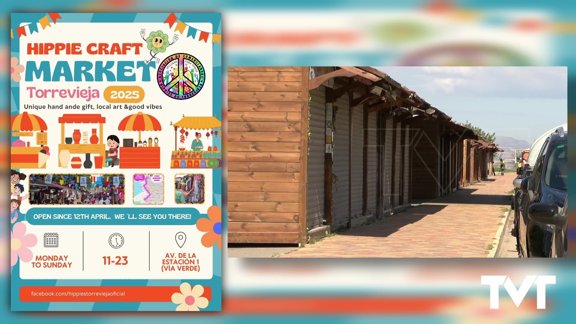 Imagen de El 12 de abril abre el público el Mercado Hippie Torrevieja 2025 en su nueva ubicación: Avenida de la Estación (Vía Verde) 