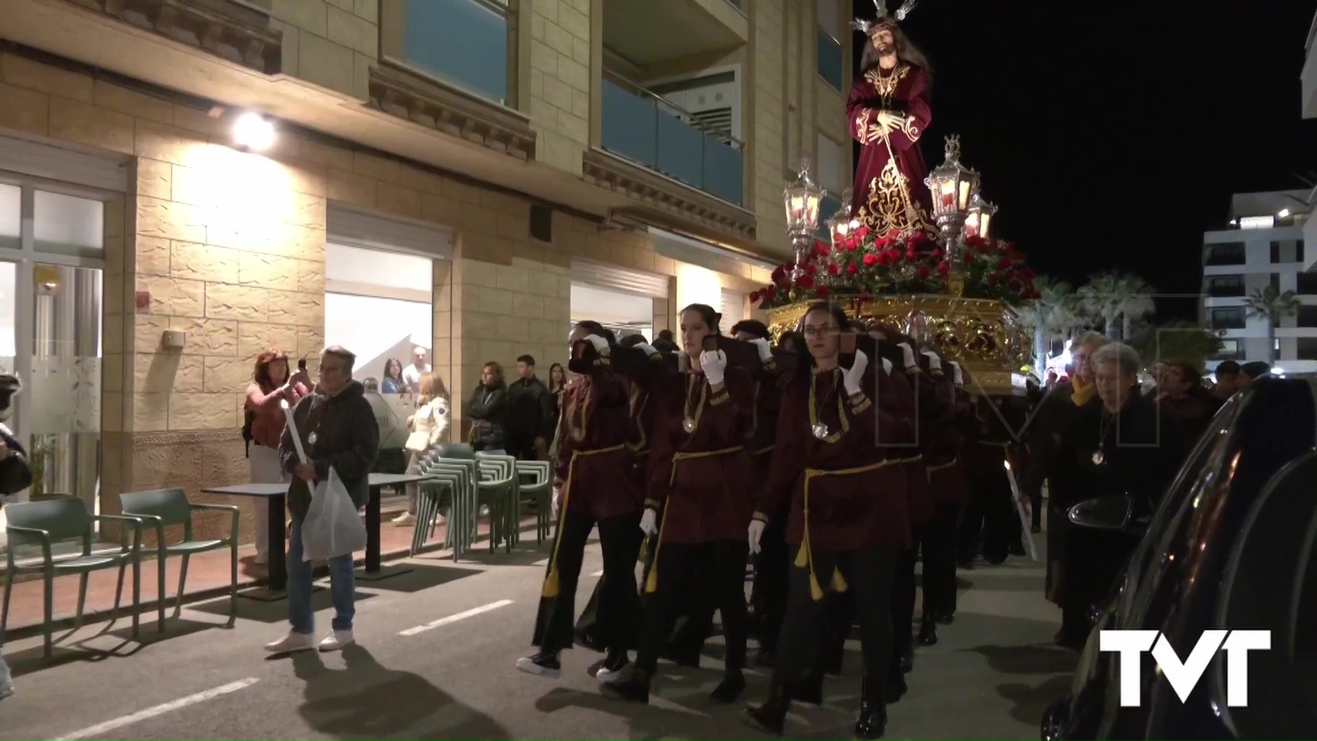 Imagen de Emoción en la procesión del Miércoles Santo en La Mata 