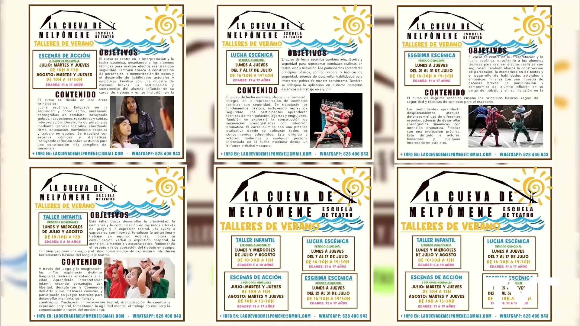 Imagen de Talleres de verano infantiles y juveniles de la escuela de teatro La Cueva de Melpómene