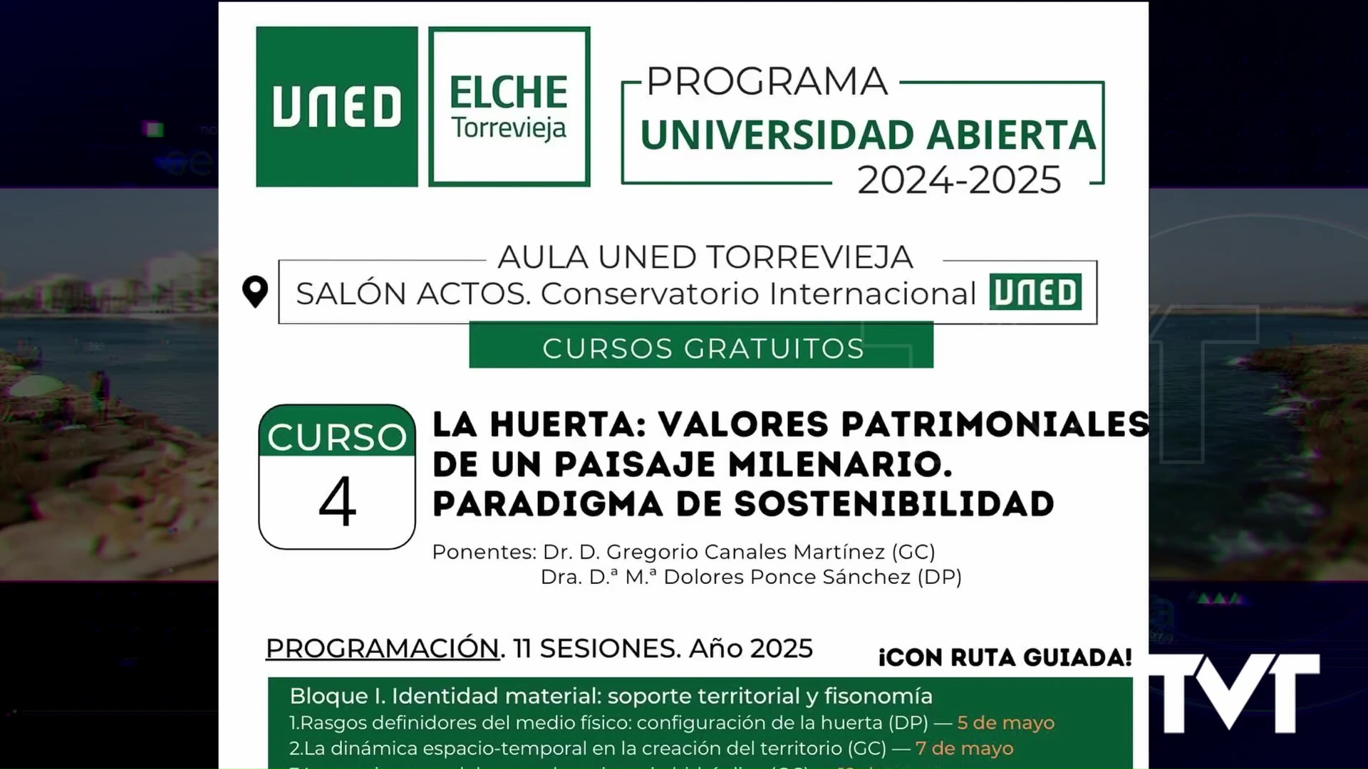 Imagen de Arranca el curso de la UNED sobre «La huerta del Bajo Segura: Valores patrimoniales de un paisaje milenario, paradigma de sostenibilidad»