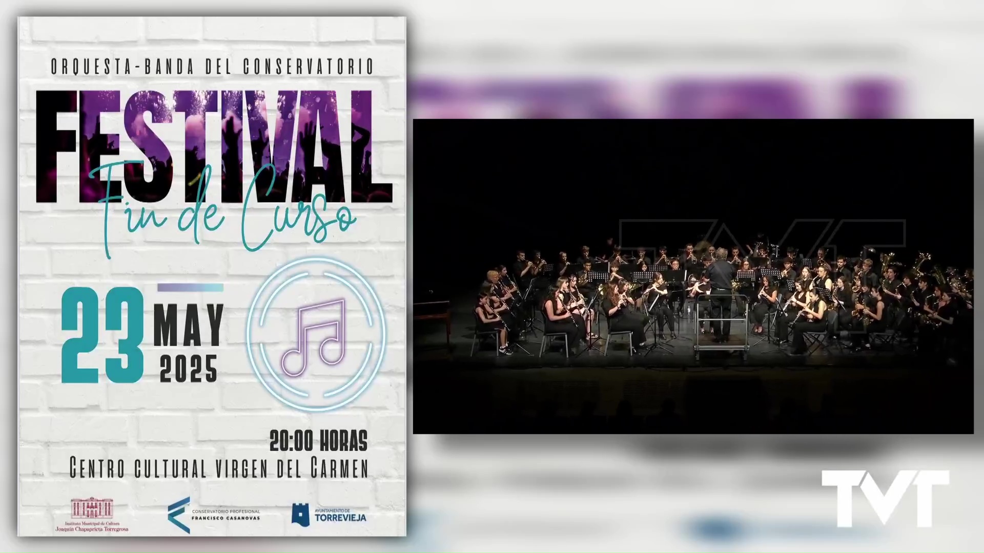 Imagen de La Orquesta-banda del Conservatorio Profesional de Música presenta su festival fin de curso el 23 de mayo
