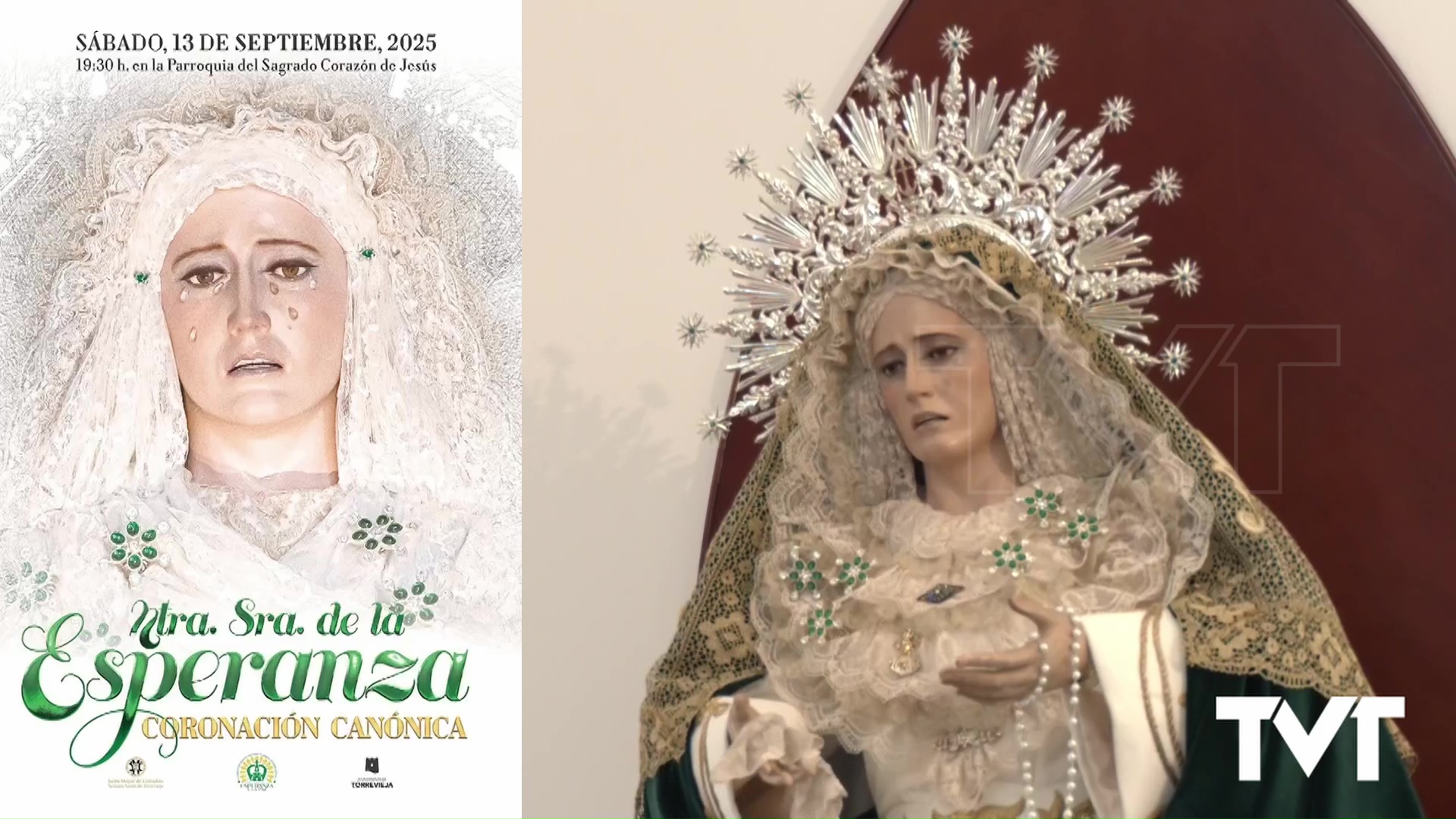 Imagen de El 13 de septiembre se celebrará el acto de coronación canónica de la Virgen de la Esperanza y la Paz 