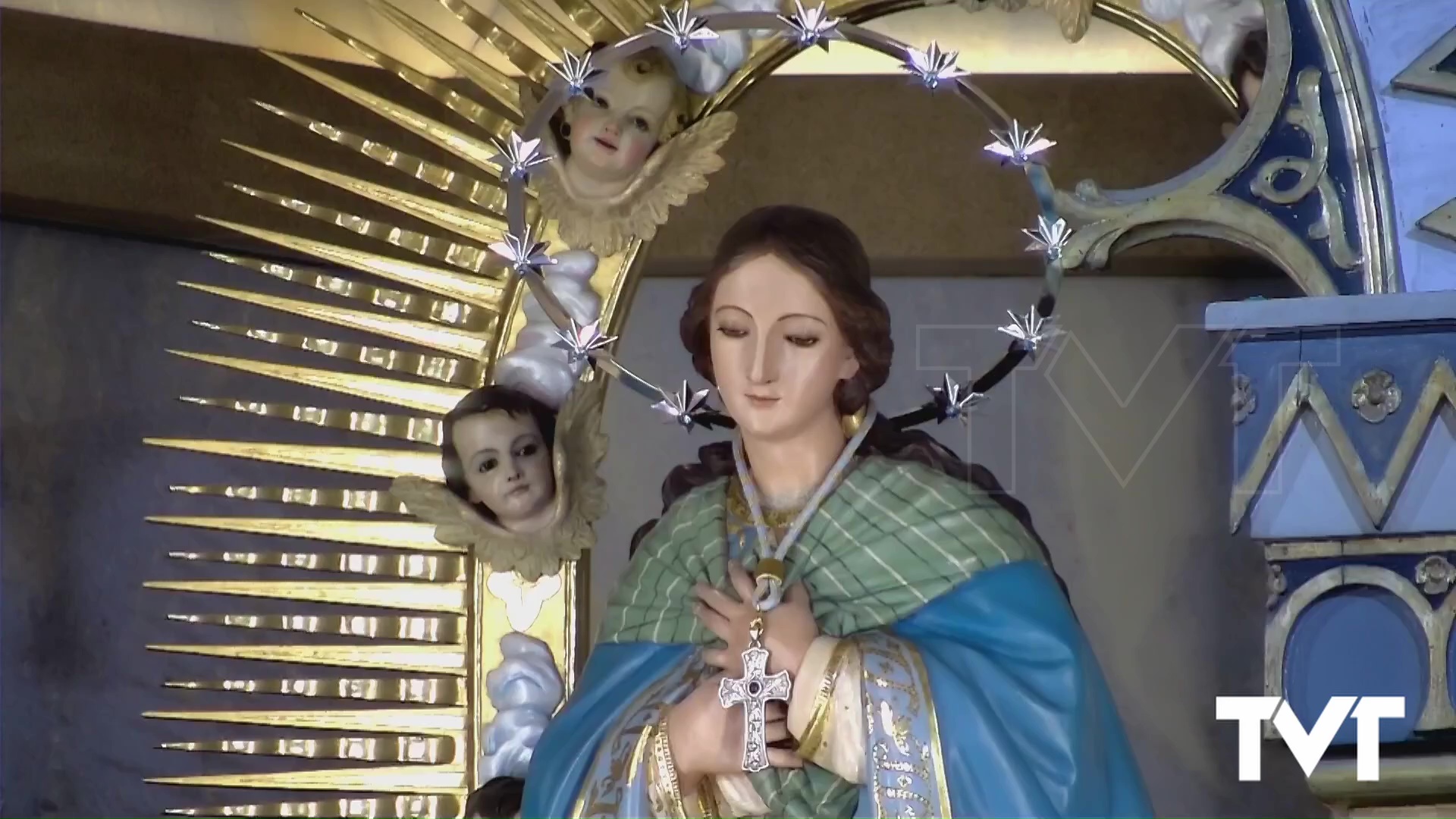 Imagen de Bendecidas la nueva Aureola y Cruz Pectoral de «La Santa Misión»
