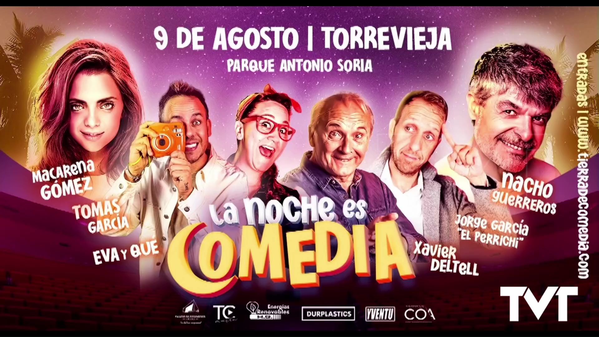 Imagen de La gira de «La noche es comedia» llega a Torrevieja 