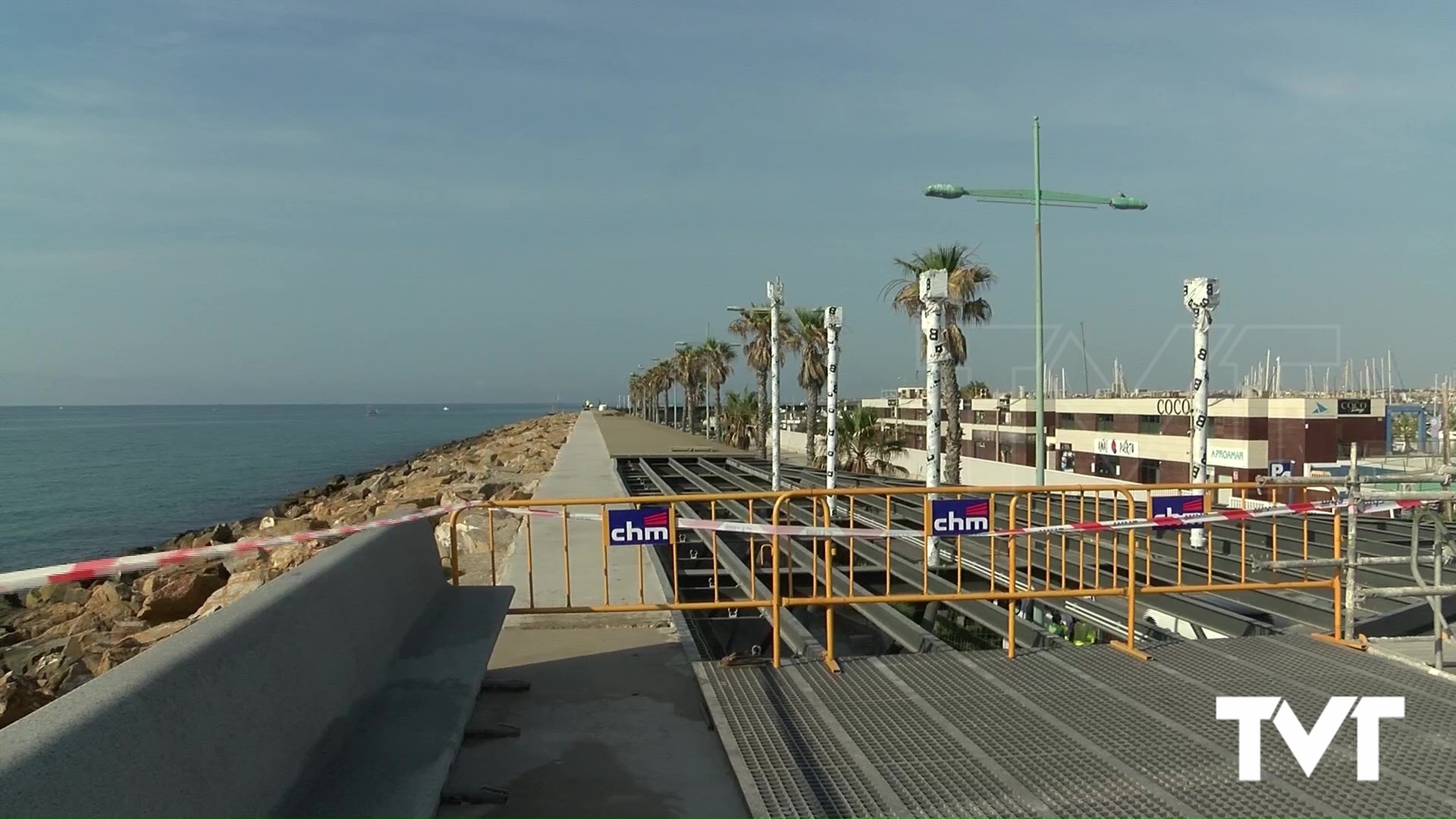 Imagen de En agosto podría abrirse al público parte del Paseo del Dique de Levante 