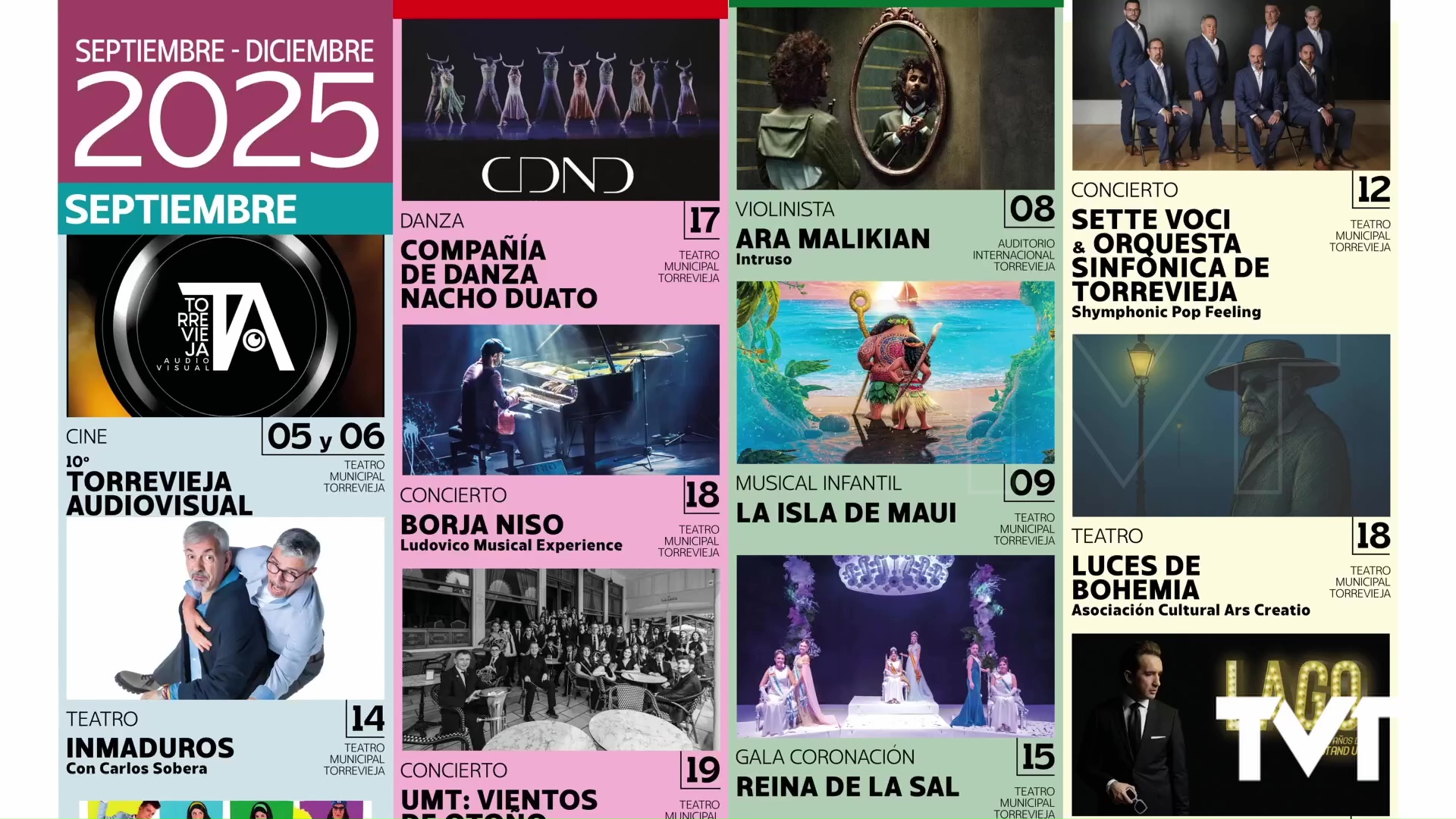 Imagen de Anunciada la nueva programación cultural con la que Torrevieja despedirá el año a lo grande