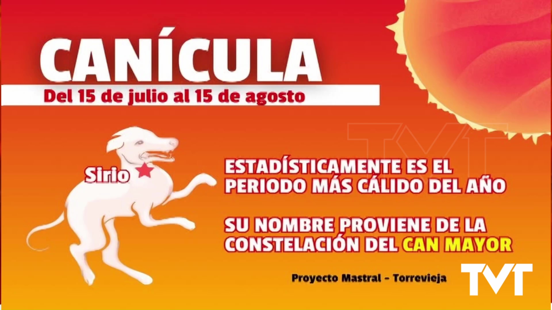 Imagen de Entramos en el periodo conocido como «Canícula» 
