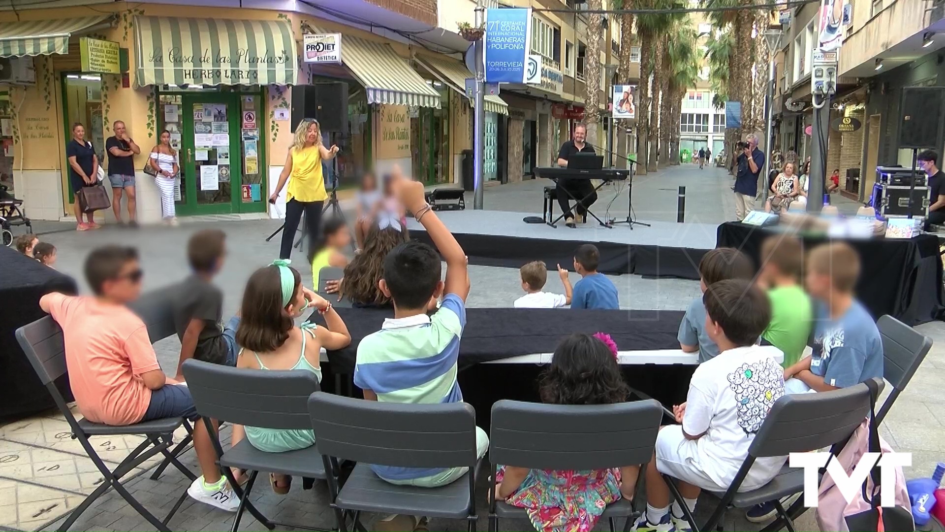Imagen de Las actividades paralelas al Certamen se inician con el taller « Los niños juegan con las habaneras» 