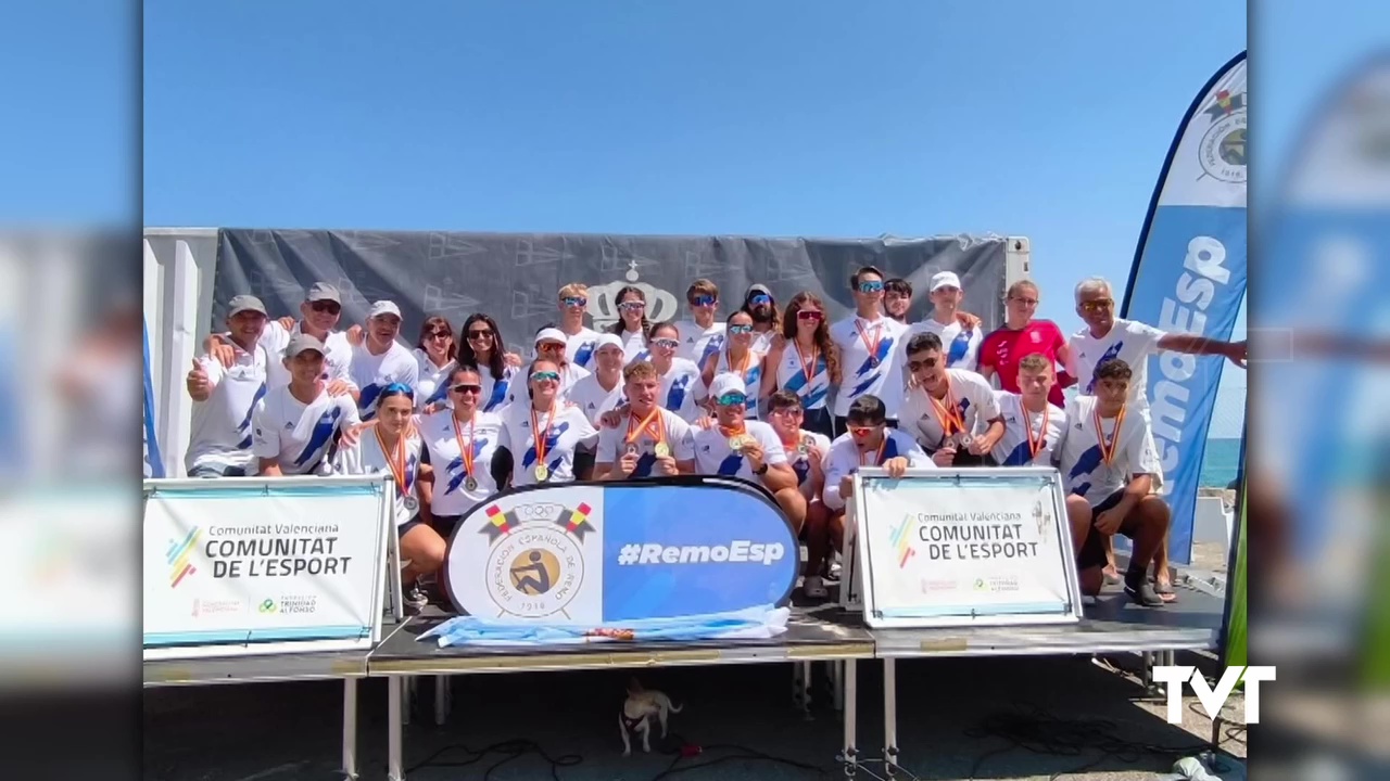 Imagen de Nueve medallas en el Campeonato de España de Remo de mar