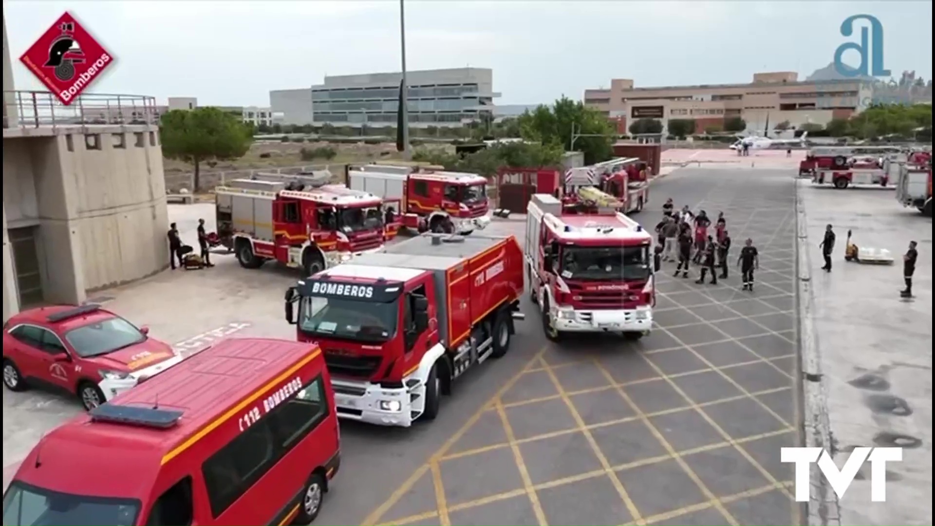 Imagen de Una veintena de bomberos del Consorcio Provincial de Alicante se desplaza a Castilla y León