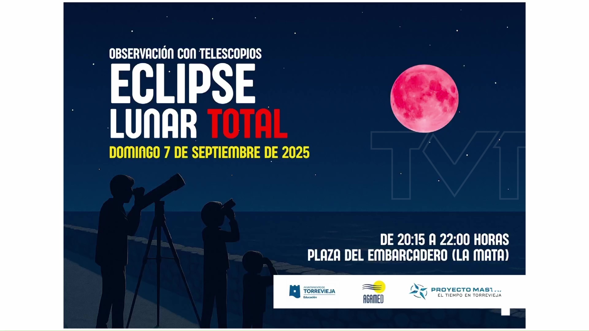 Imagen de Proyecto Mastral prepara una observación con telescopios en La Mata para ver el eclipse total de luna