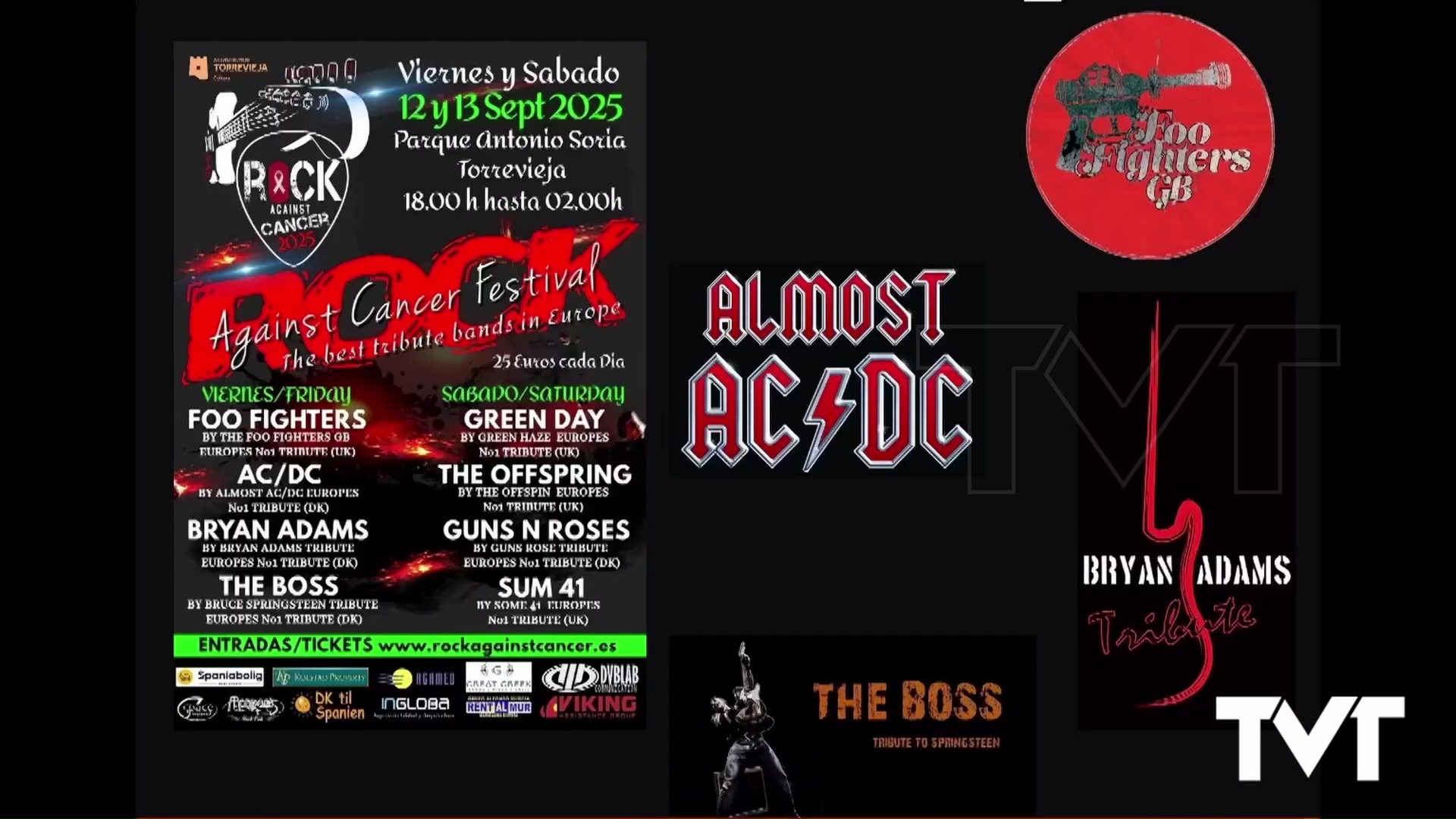 Imagen de Las mejores bandas-tributo de se dan cita en el festival solidario «Rock Against Cancer» el 12 y 13 de septiembre