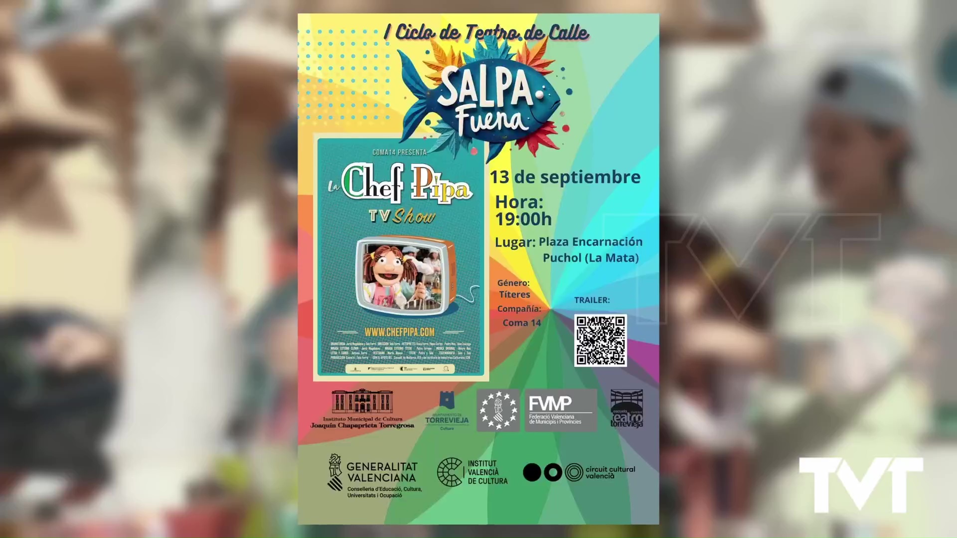 Imagen de Vuelve el teatro de calle con el espectáculo de títeres «La chef Pipa» 