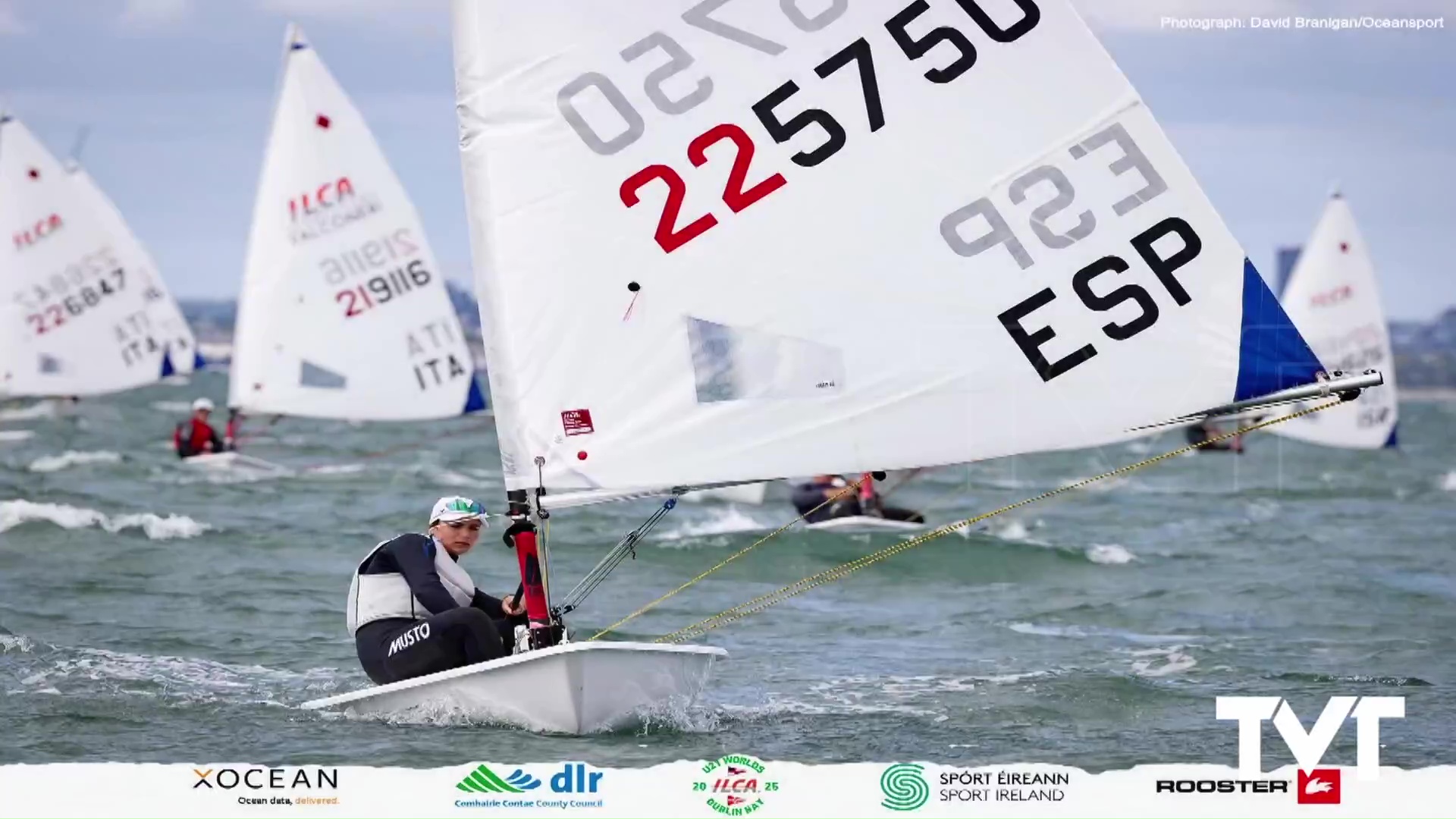 Imagen de La regatista del RCNT Adriana Castro logra entrar en el top 10 en el mundial sub-21 de ilca celebrado en Irlanda 